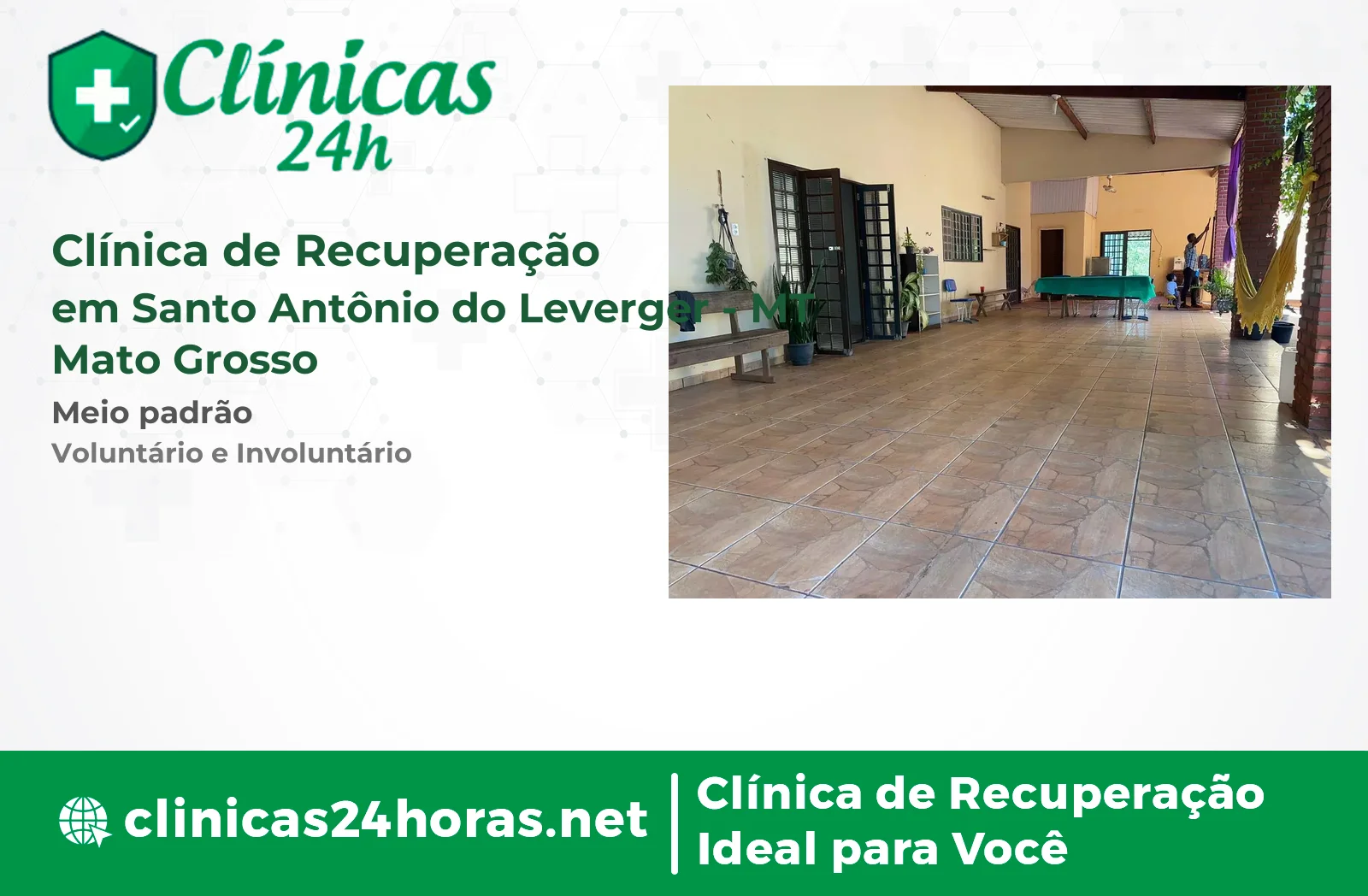 Clínica de Recuperação em Santo Antônio do Leverger Masculina 3