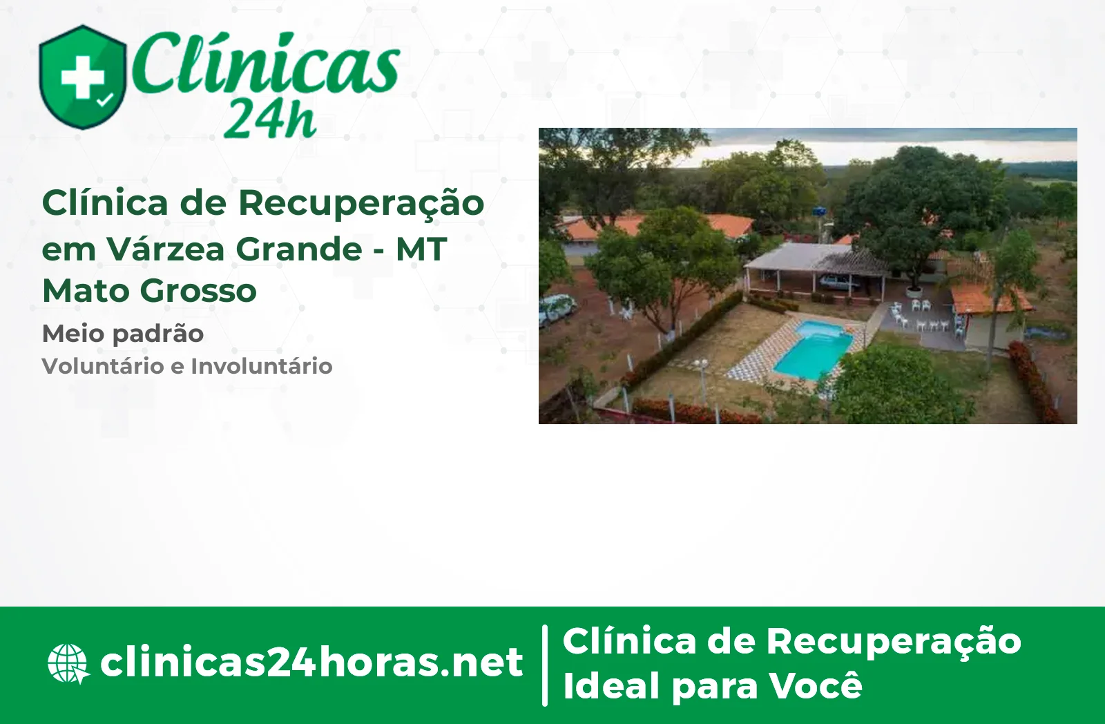 Clínica de Recuperação em Várzea Grande Feminina
