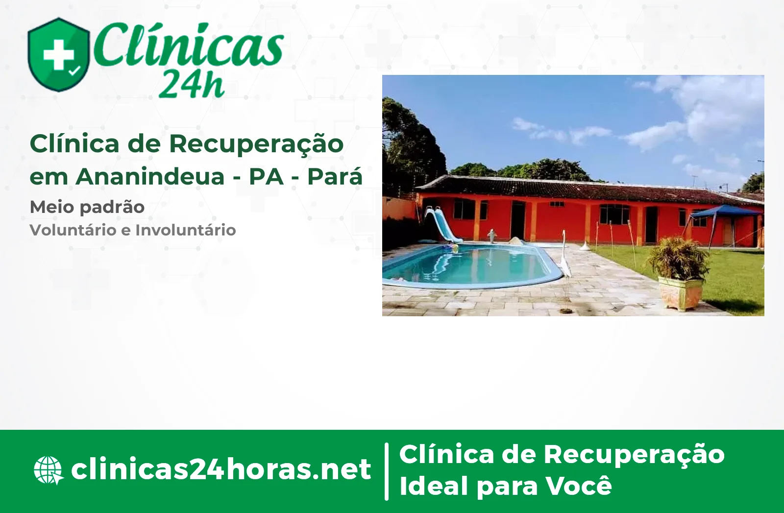 Clínica de Recuperação em Ananindeua Mista
