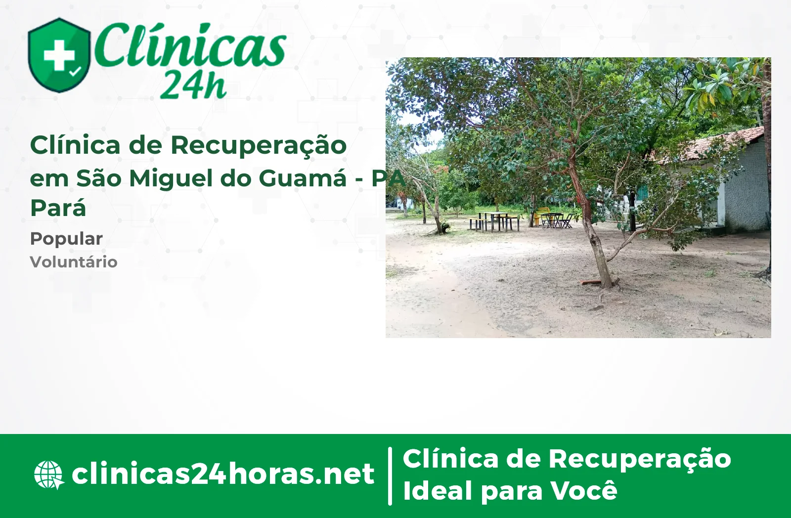 Clínica de Recuperação em São Miguel do Guamá Masculina 5