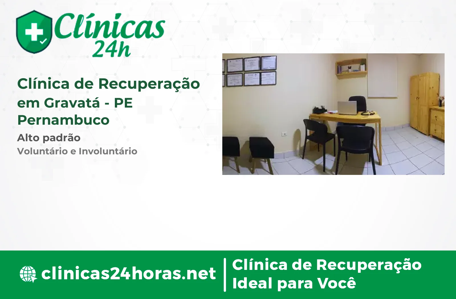 Clínica de Recuperação em Gravatá Masculina 5