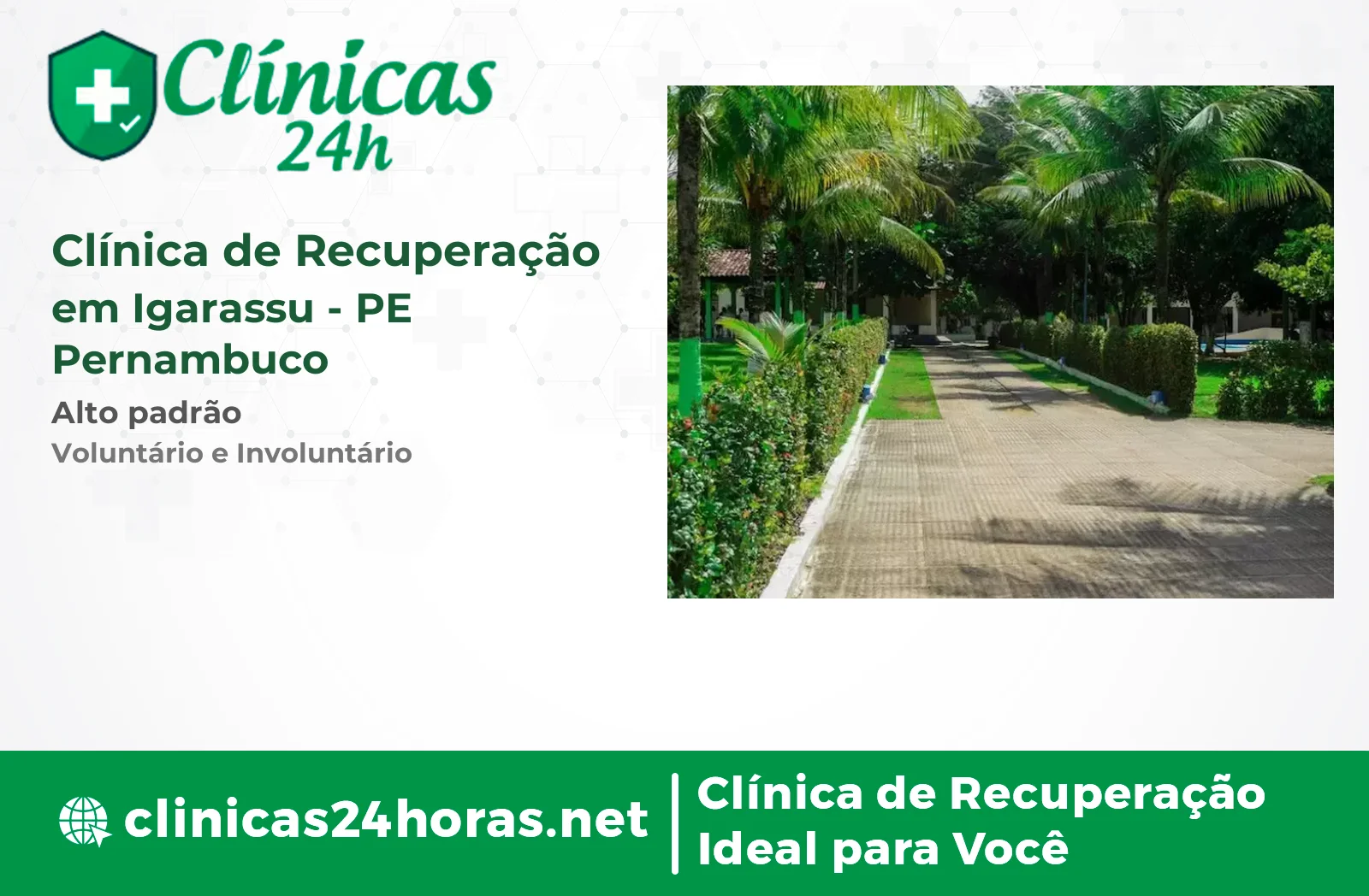 Clínica de Recuperação em Igarassu Masculina
