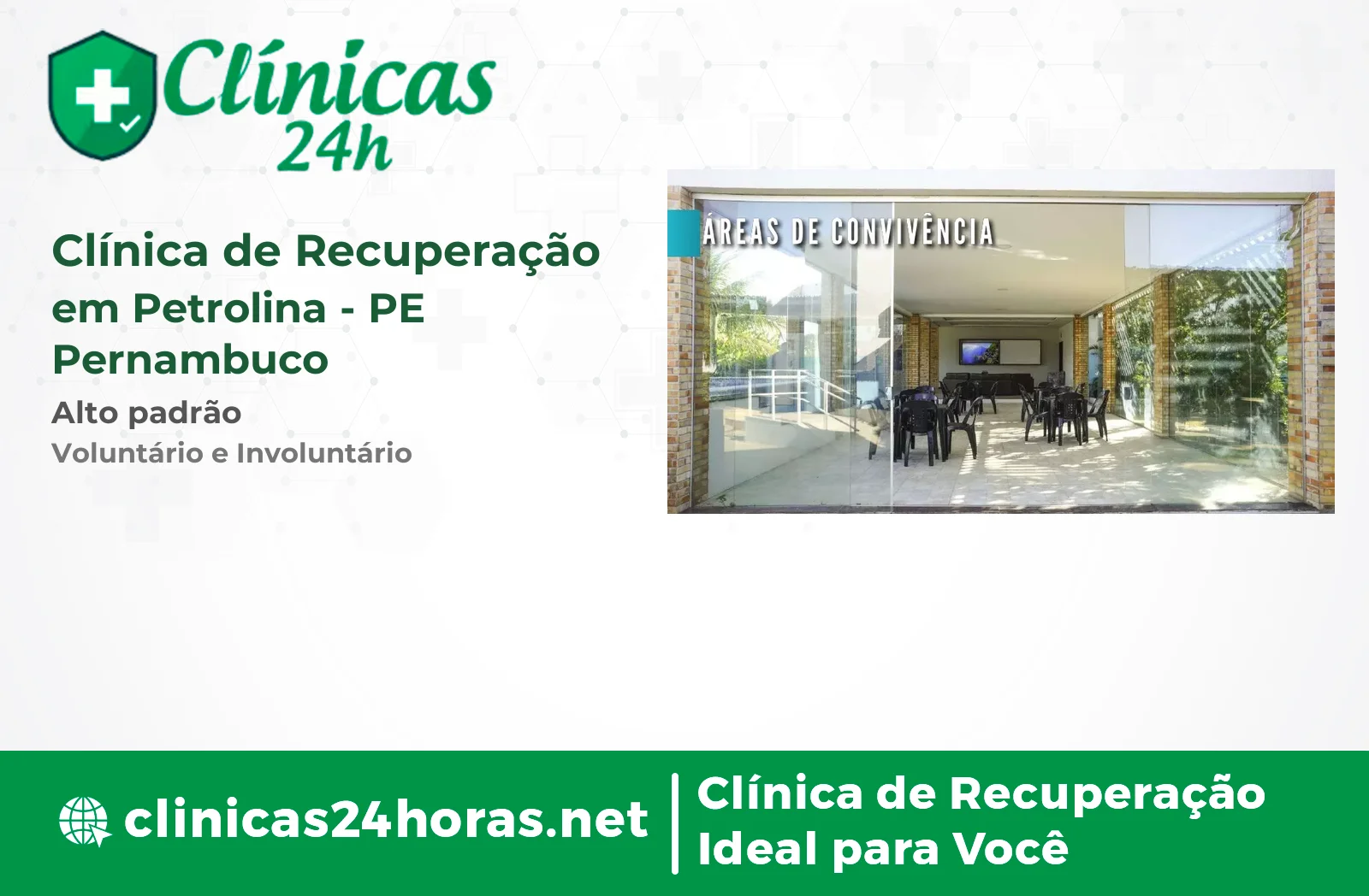 Clínica de Recuperação em Petrolina Masculina 5