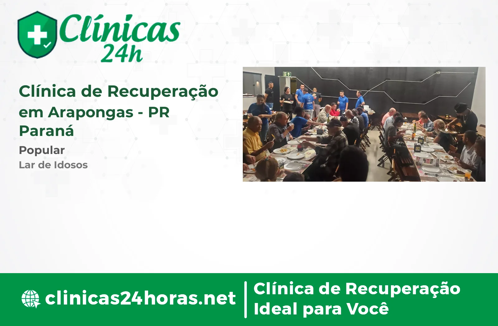 Clínica de Recuperação em Arapongas Masculina