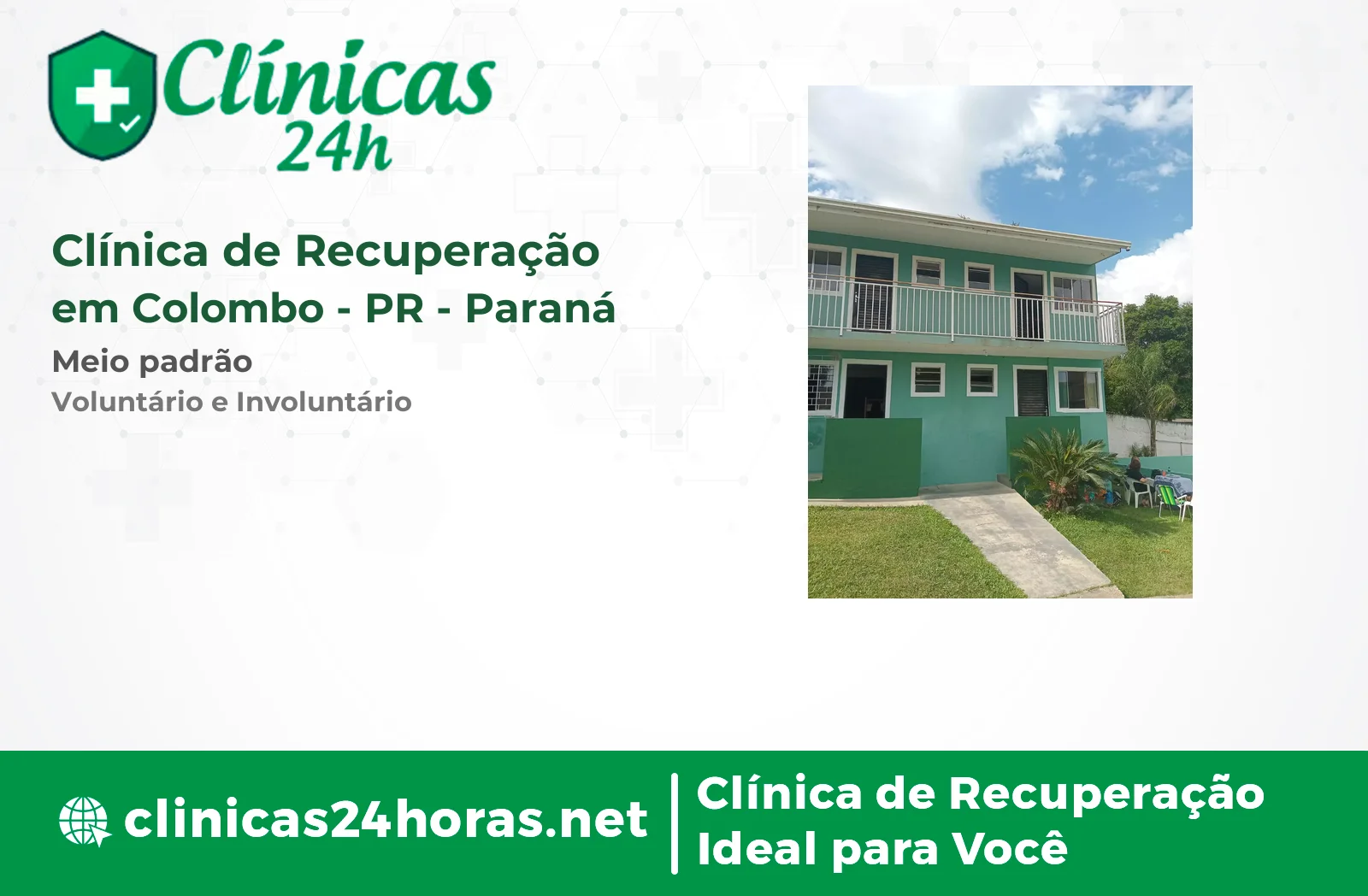 Clínica de Recuperação em Colombo Masculina
