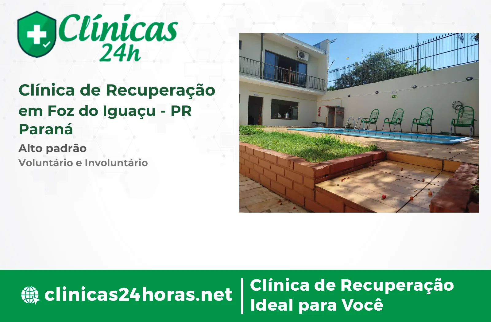 Clínica de Recuperação em Foz do Iguaçu Masculina