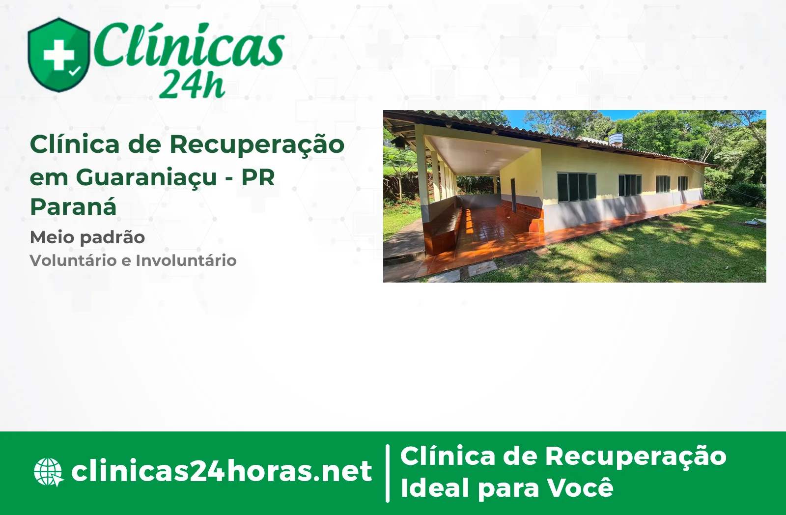 Clínica de Recuperação em Guaraniaçu Masculina 5
