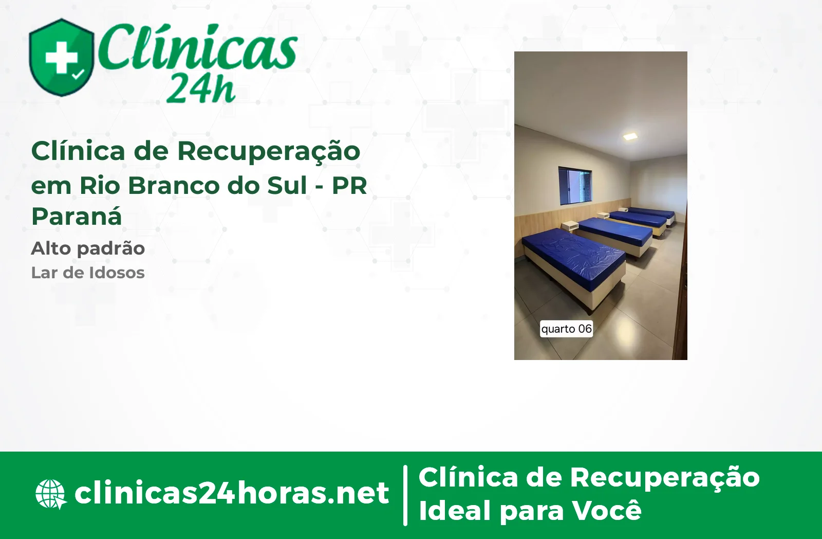 Clínica de Recuperação em Rio Branco do Sul Mista 5