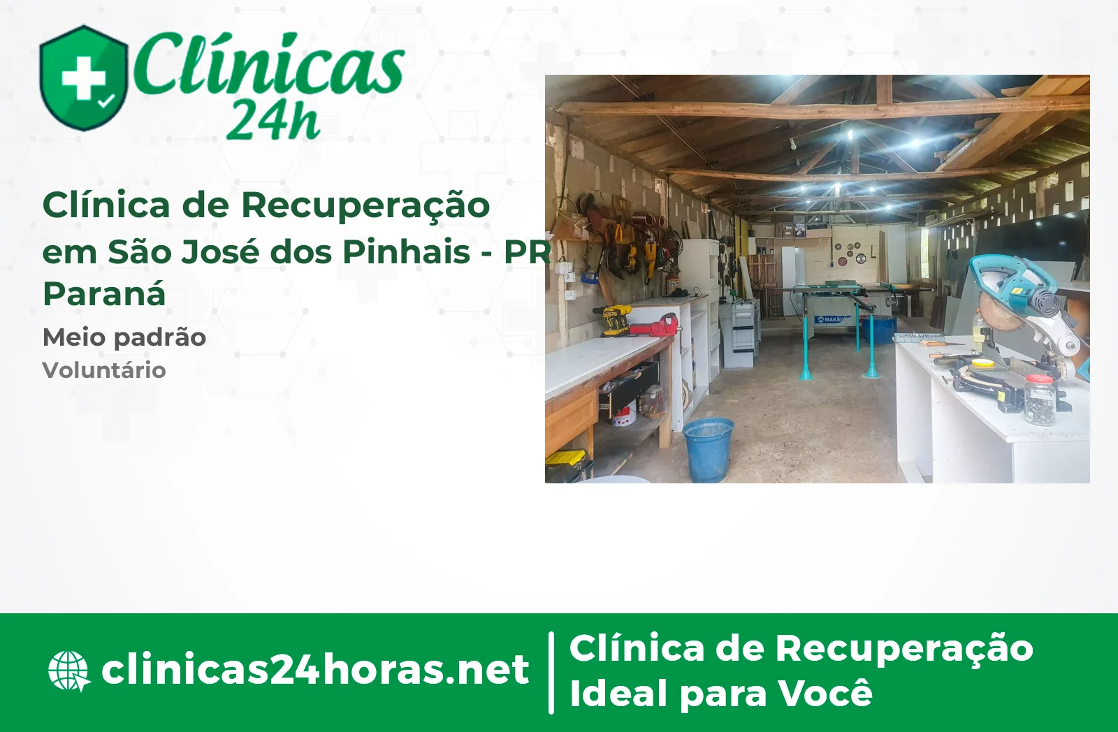 Clínica de Recuperação em São José dos Pinhais Mista 3