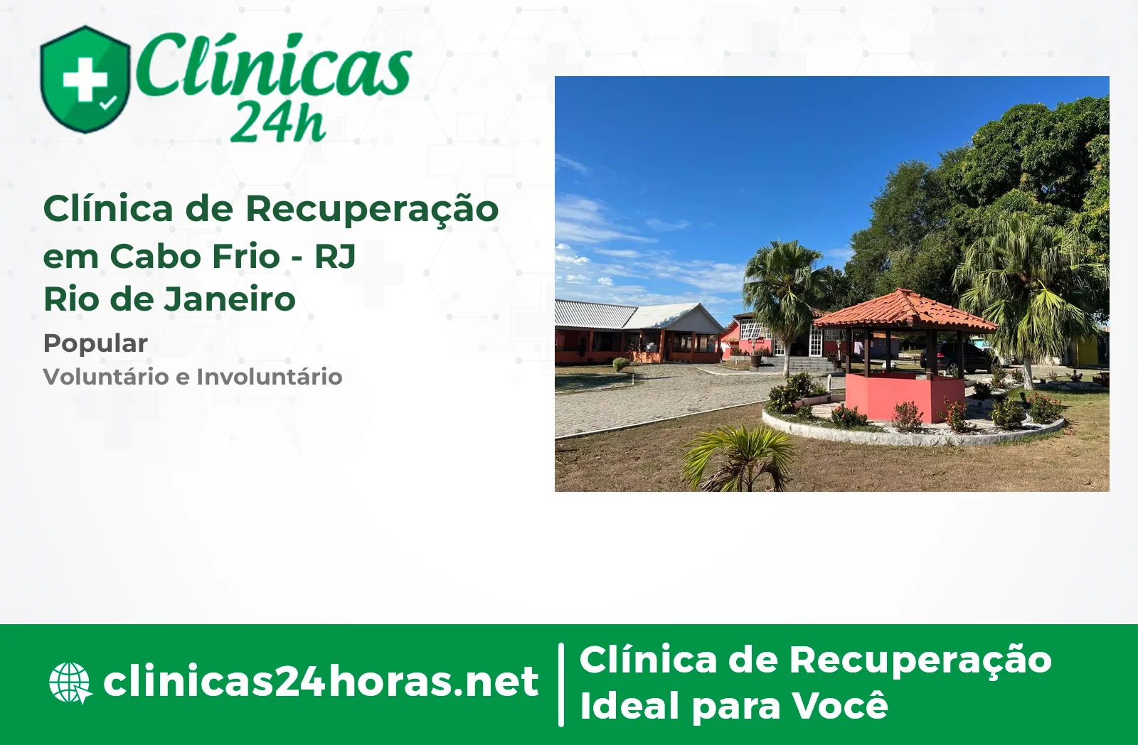 Clínica de Recuperação em Cabo Frio Masculina