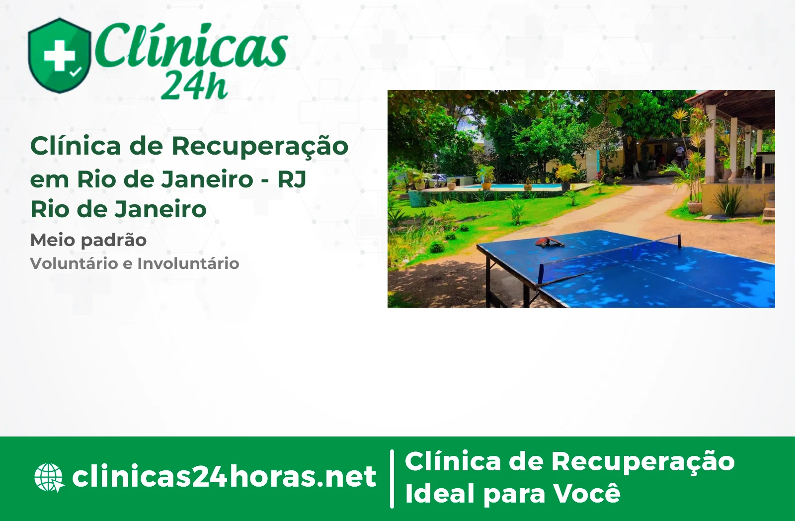 Clínica de Recuperação em Rio de Janeiro Masculina