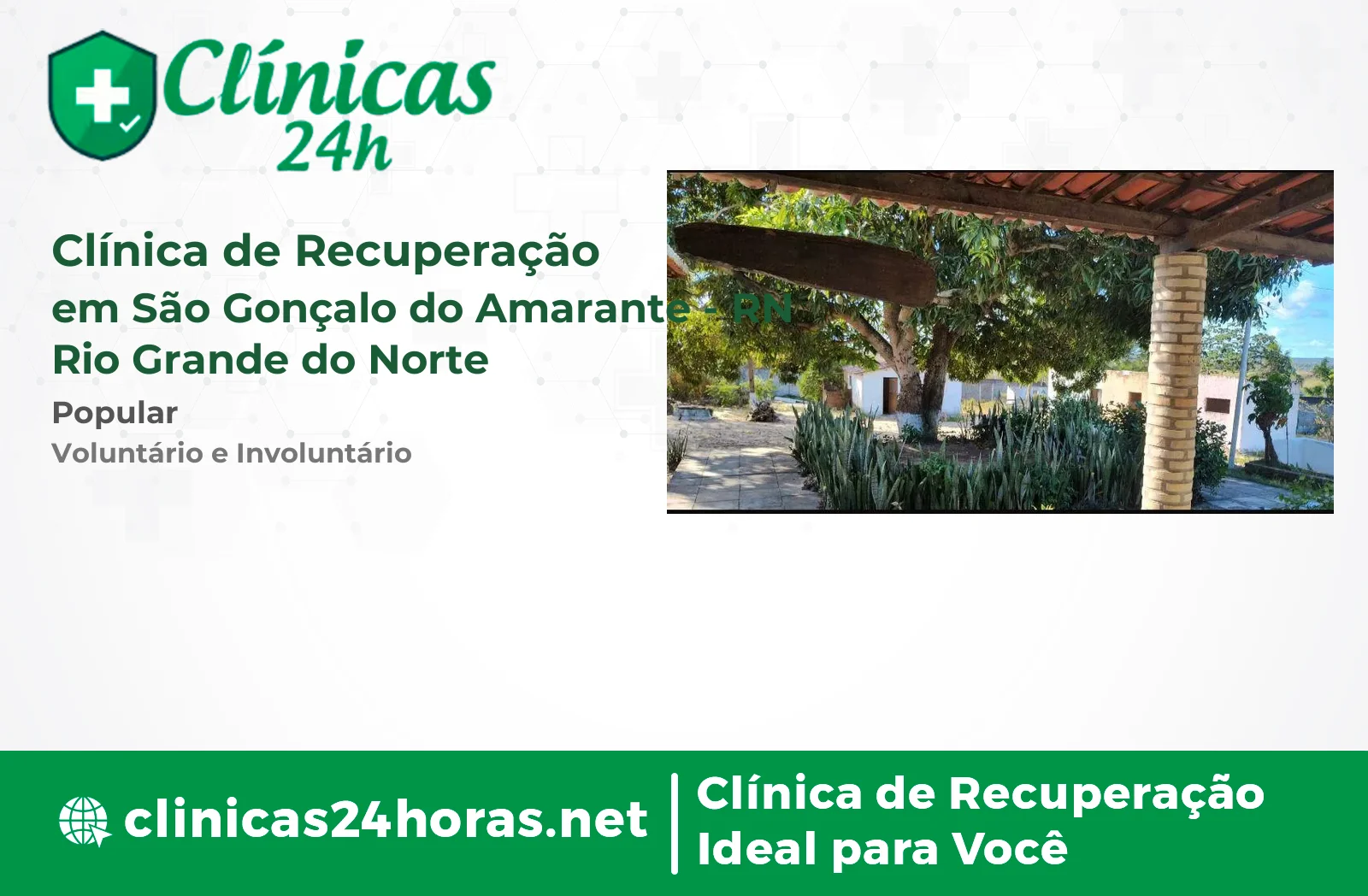 Clínica de Recuperação em São Gonçalo do Amarante Mista 5