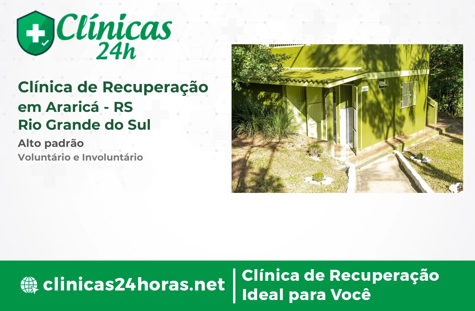 Clínica de Recuperação em Araricá Masculina