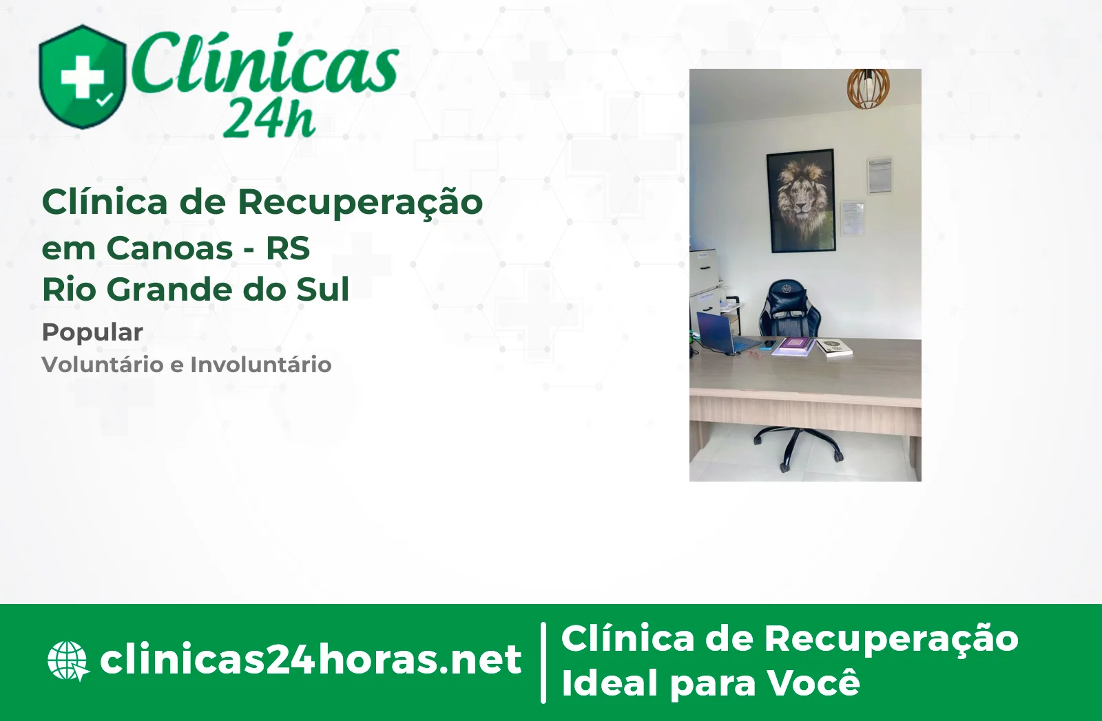 Clínica de Recuperação em Canoas Masculina