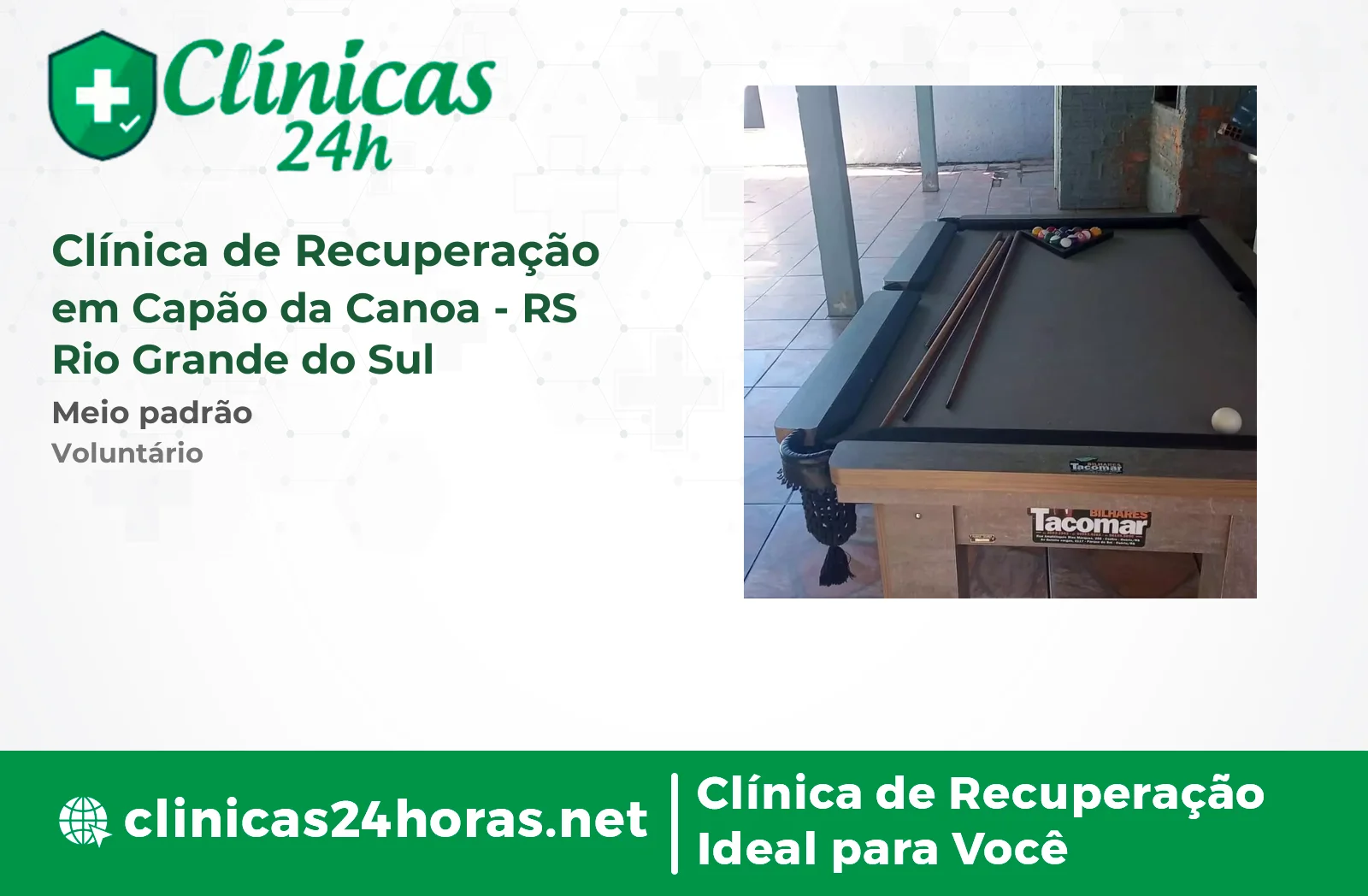 Clínica de Recuperação em Capão da Canoa Masculina 4