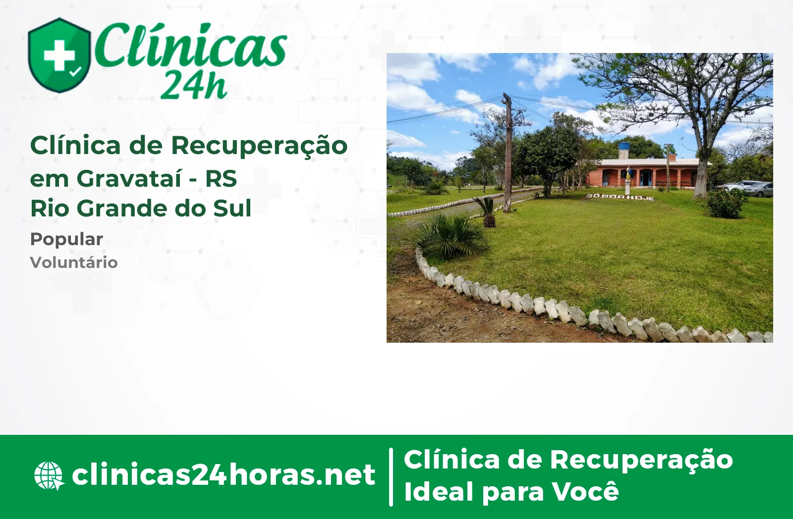 Clínica de Recuperação em Gravataí Masculina-3