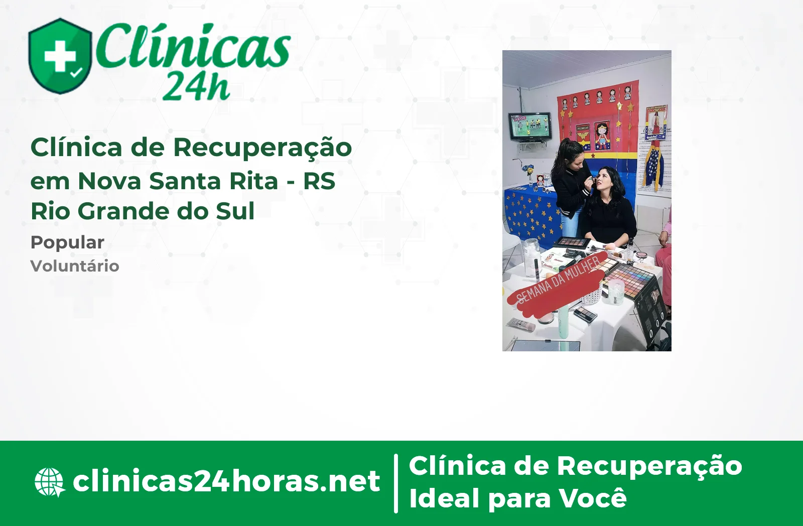 Clínica de Recuperação em Nova Santa Rita Feminina 5