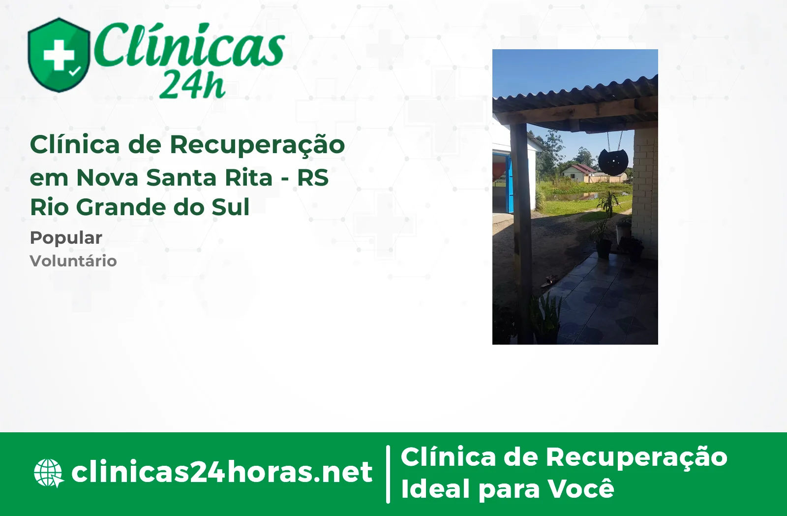 Clínica de Recuperação em Nova Santa Rita Feminina 4