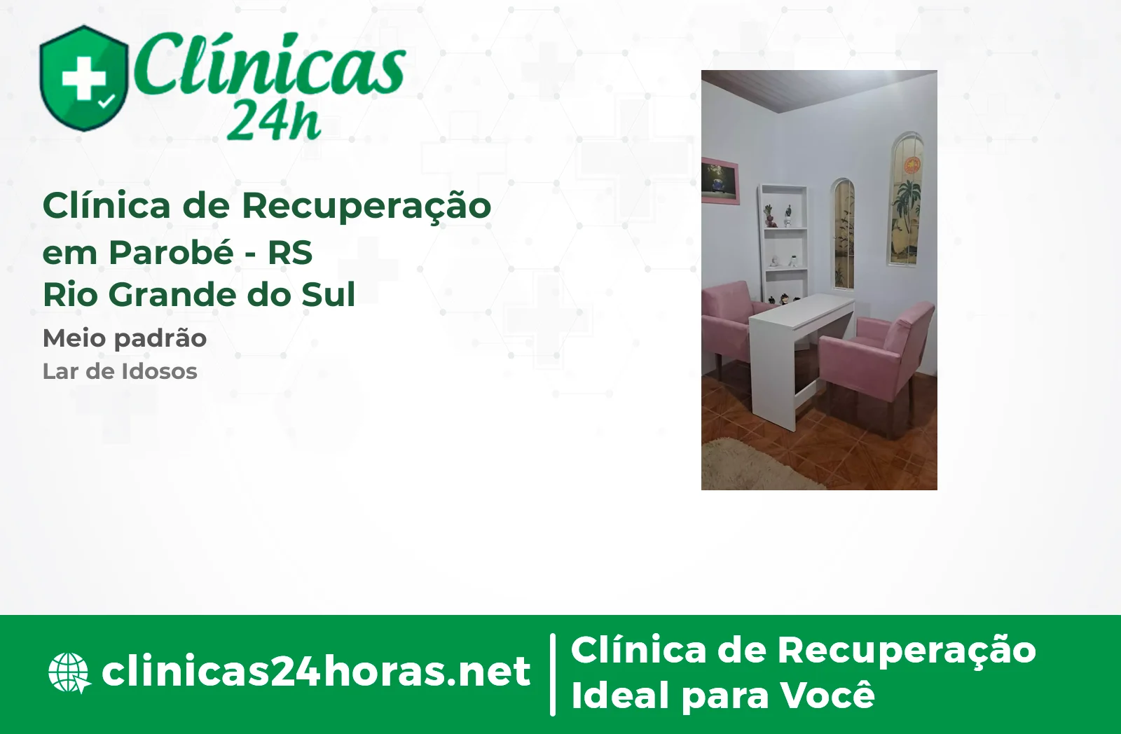 Clínica de Recuperação em Parobé Feminina