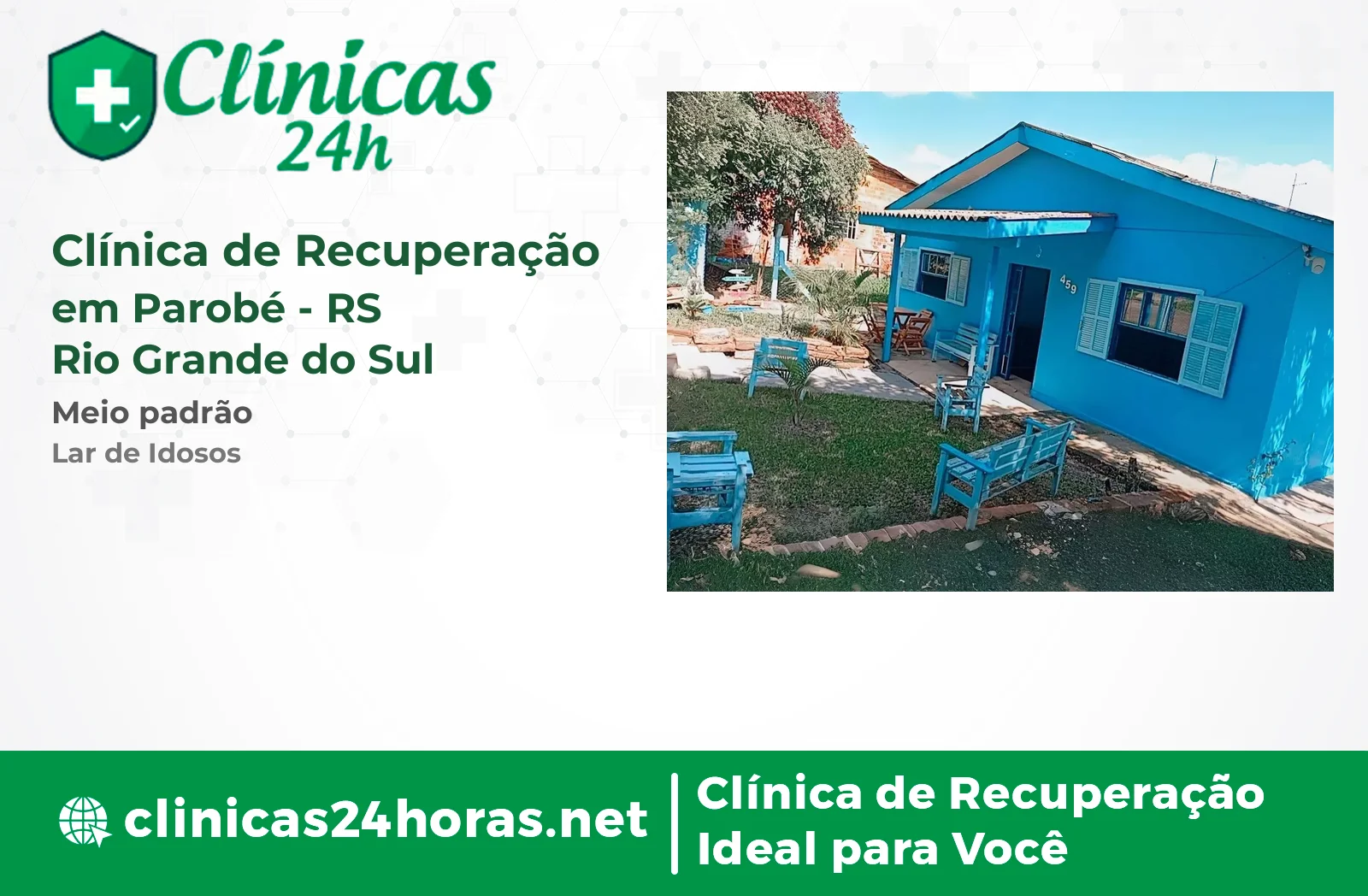 Clínica de Recuperação em Parobé Masculina