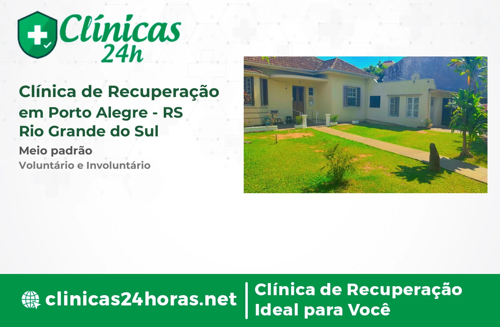 Clínica de Recuperação em Porto Alegre Masculina