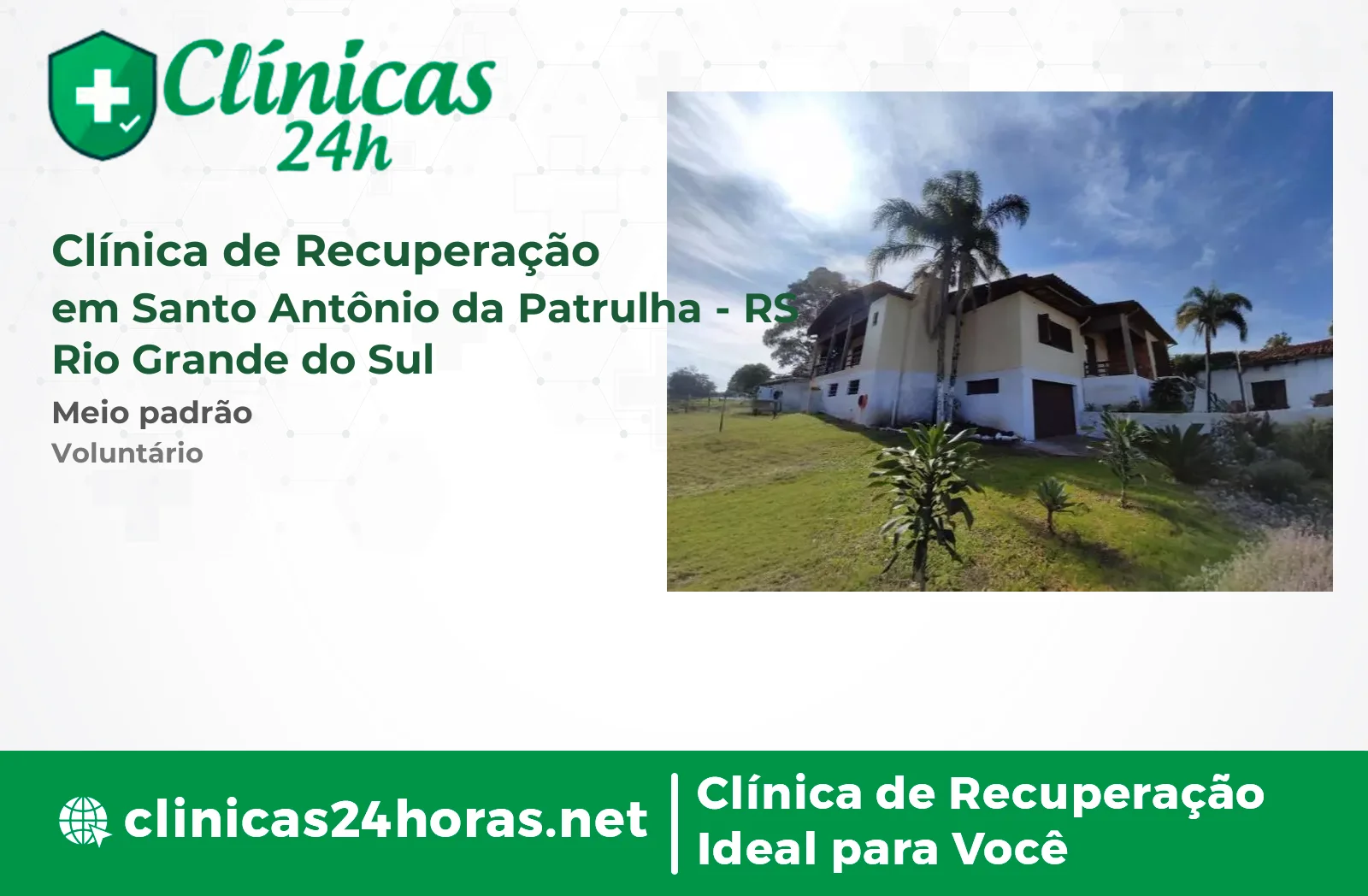 Clínica de Recuperação em Santo Antônio da Patrulha Feminina