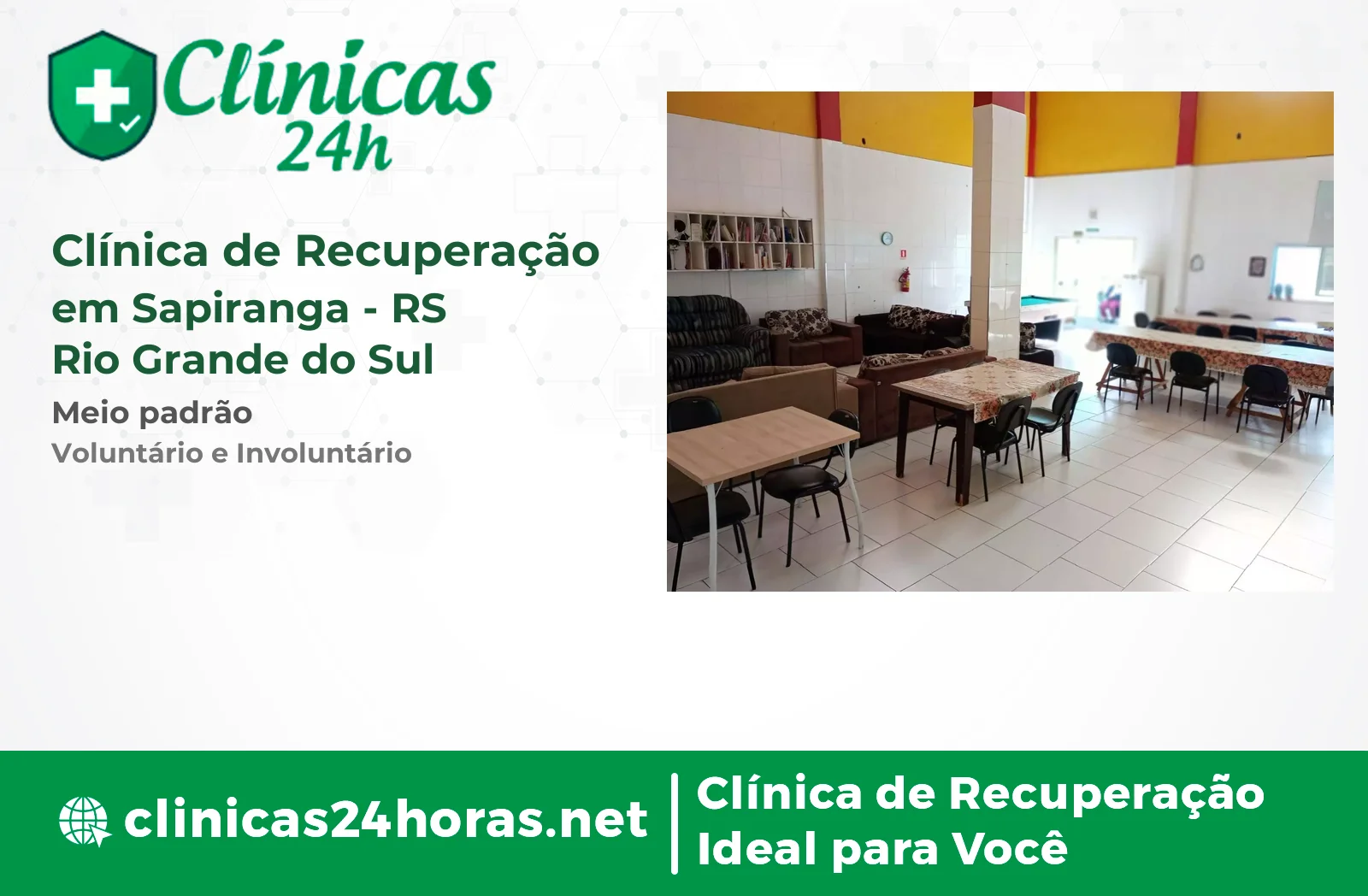 Clínica de Recuperação em Sapiranga Feminina