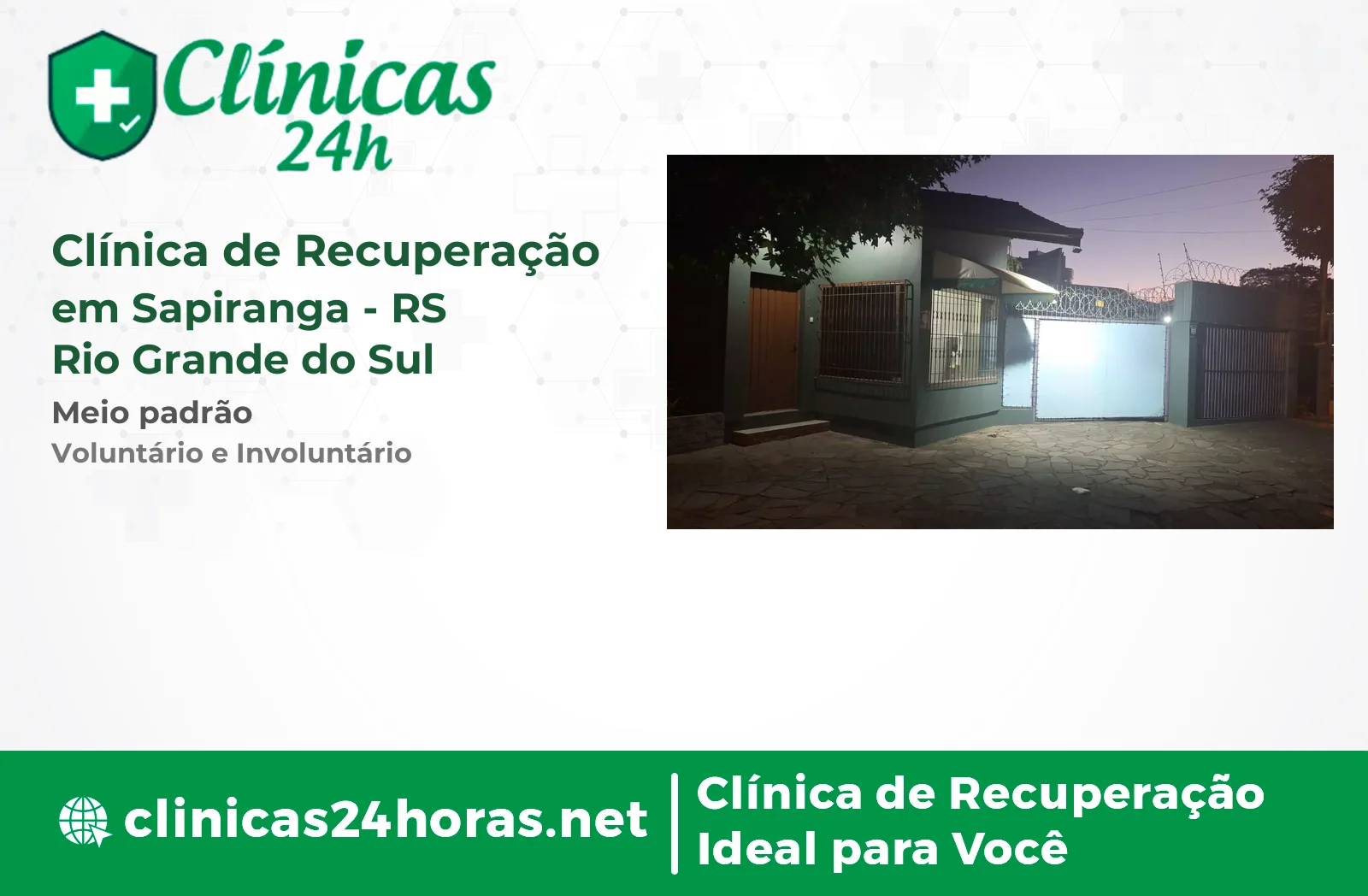Clínica de Recuperação em Sapiranga Masculina-4