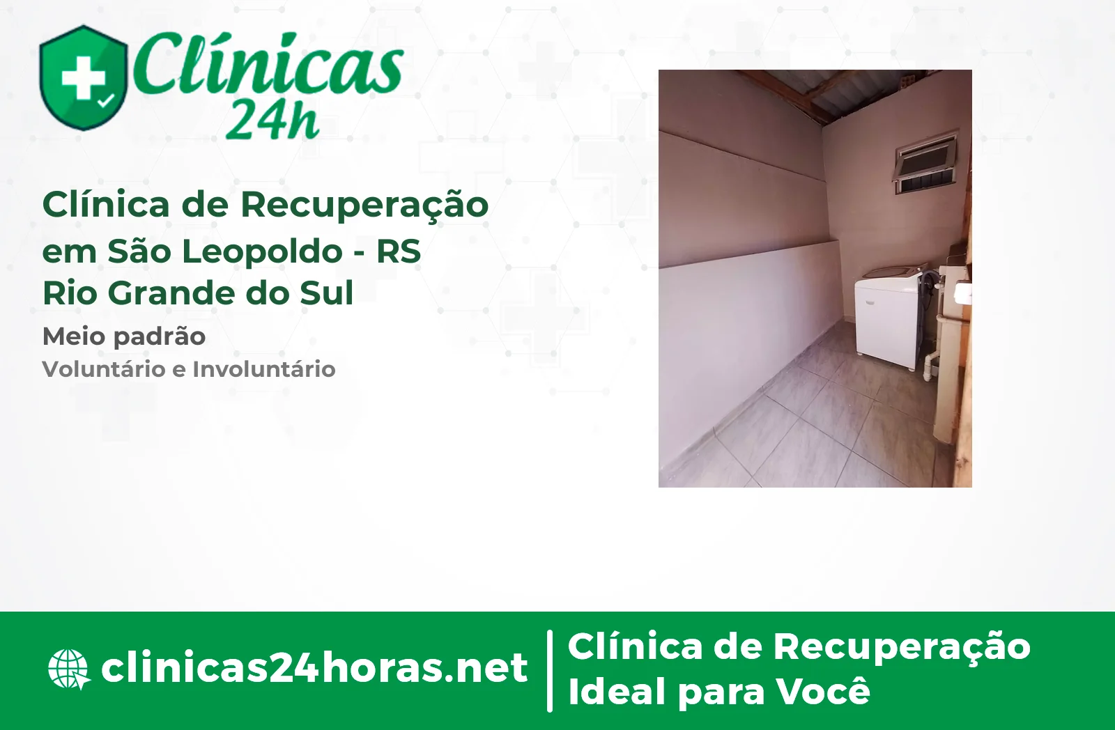 Clínica de Recuperação em São Leopoldo Masculina