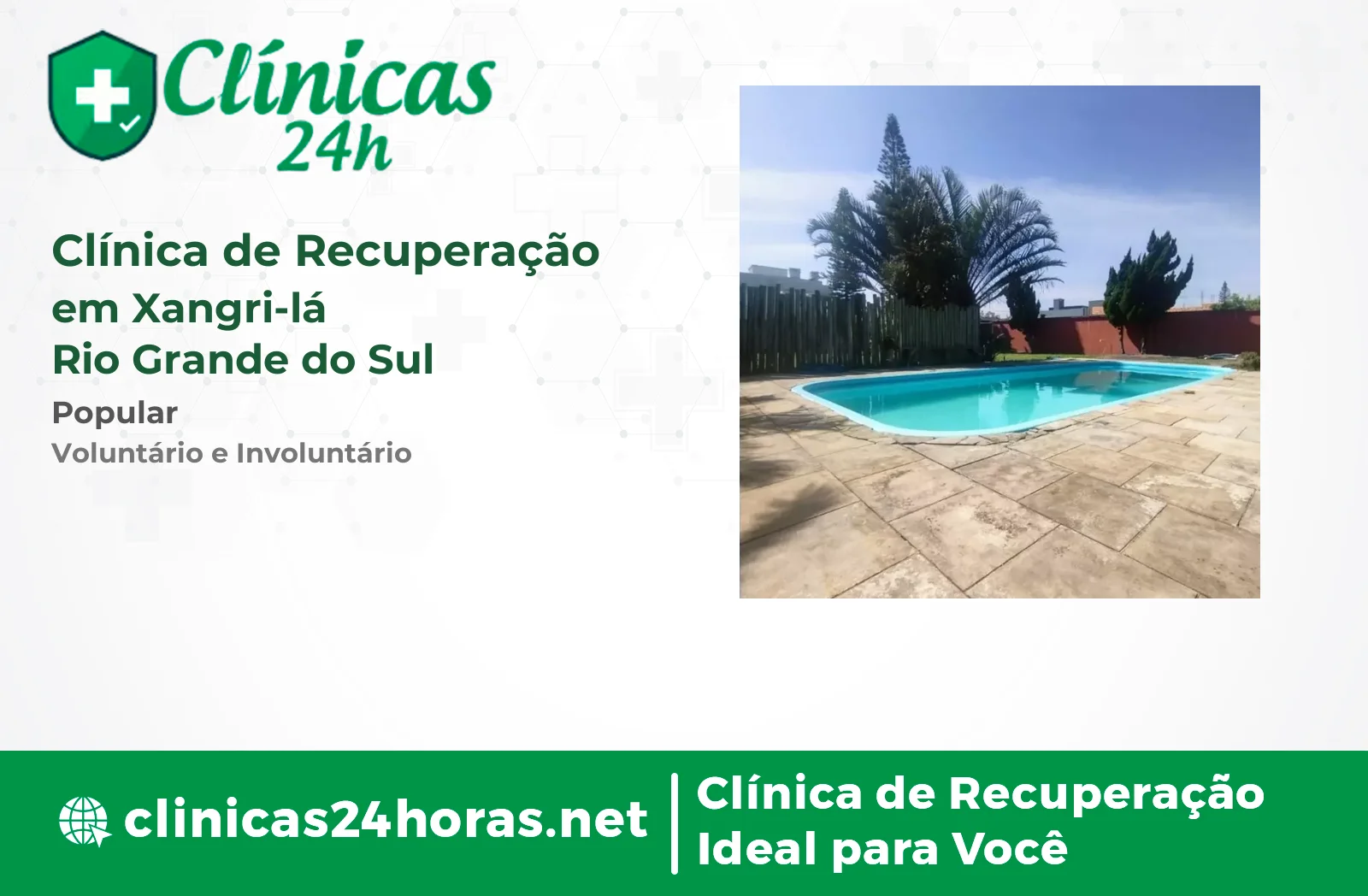 Clínica de Recuperação em Xangri-lá Masculina
