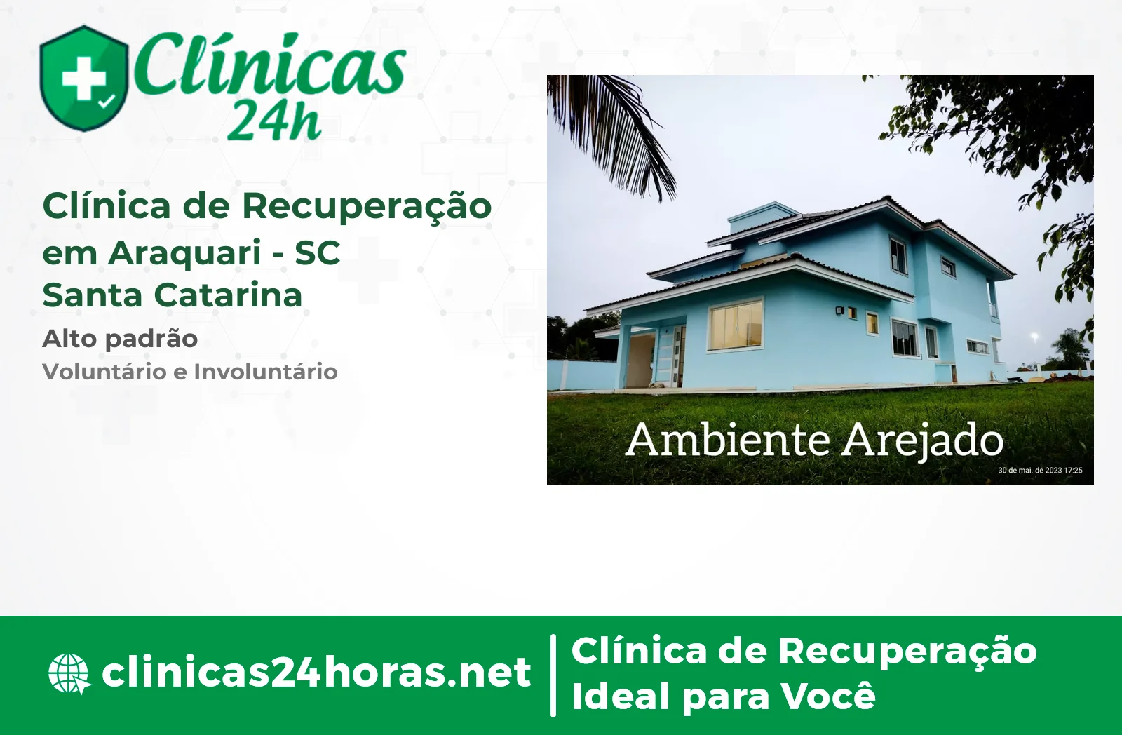 Clínica de Recuperação em Araquari Masculina