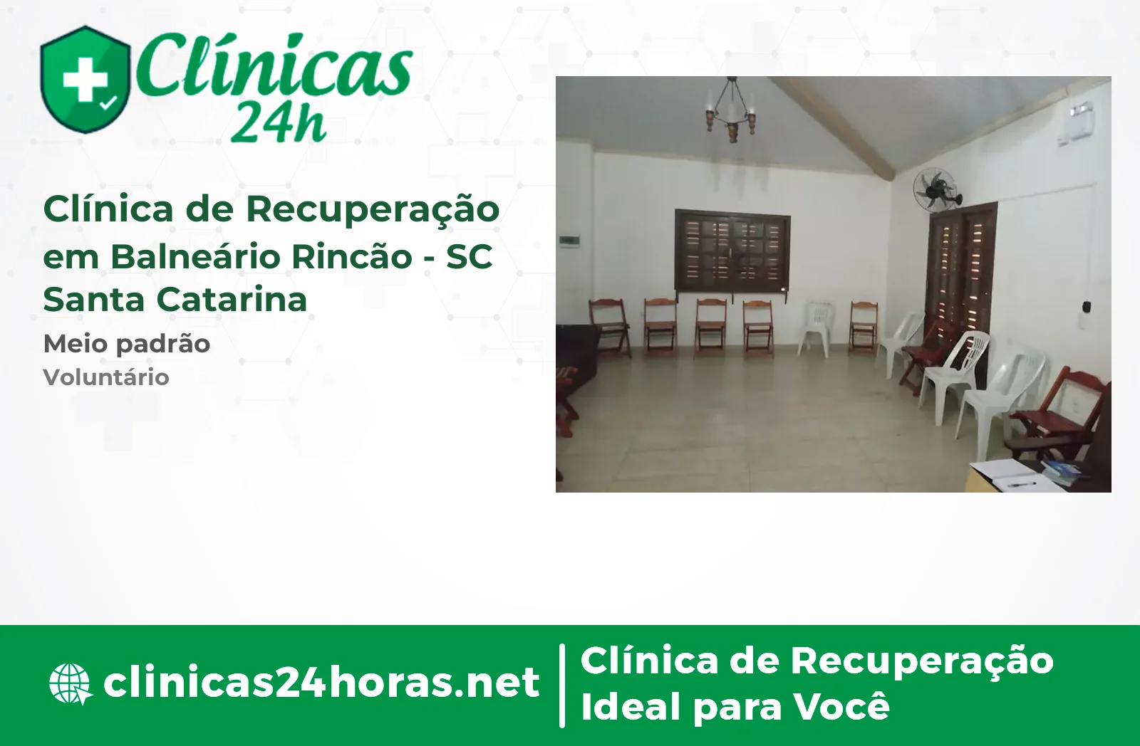 Clínica de Recuperação em Balneário Rincão Masculina 4