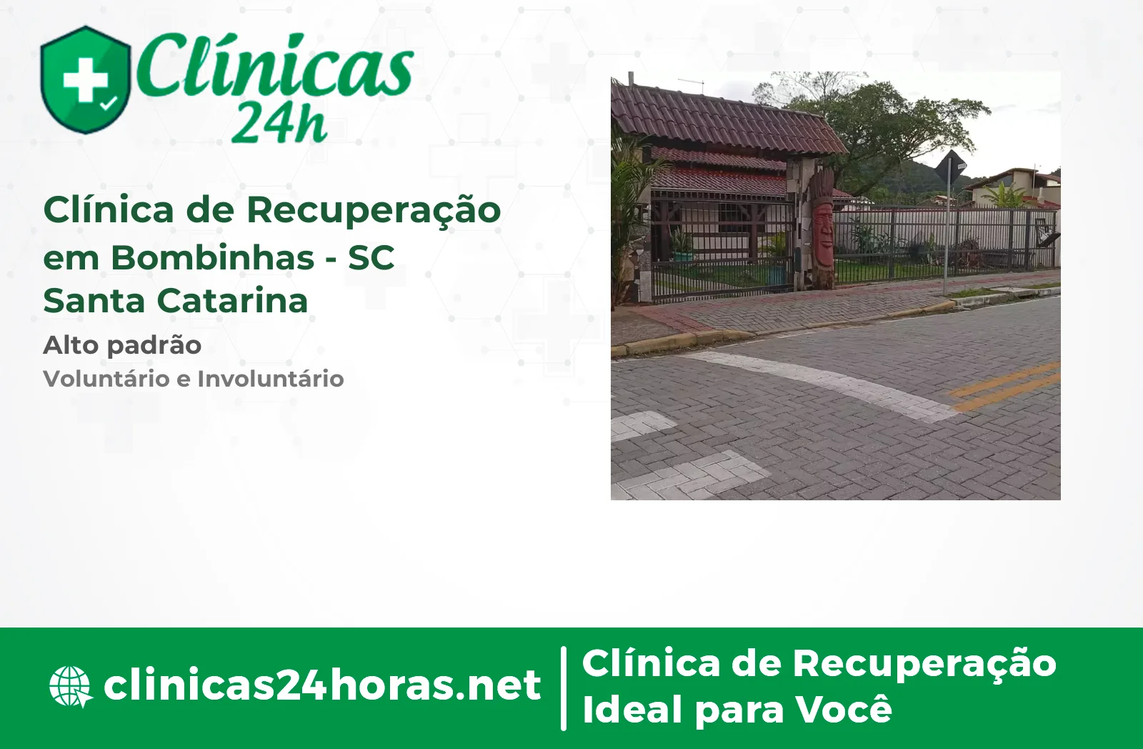 Clínica de Recuperação em Bombinhas Masculina