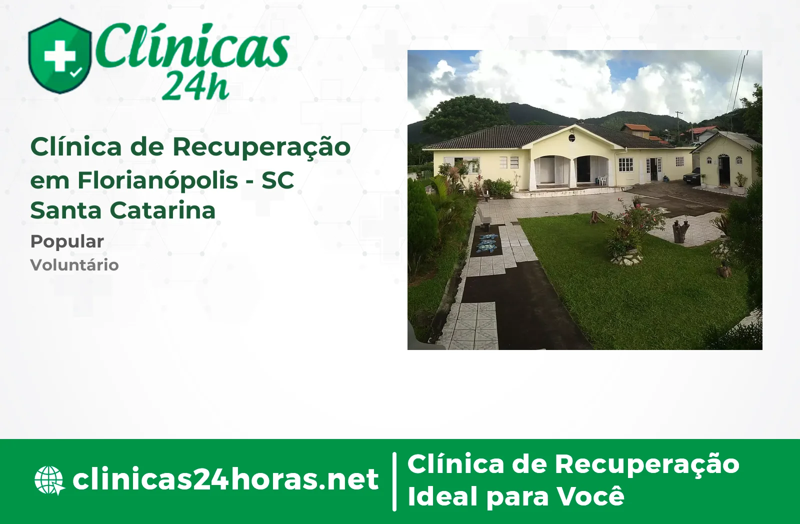 Clínica de Recuperação em Florianópolis Masculina