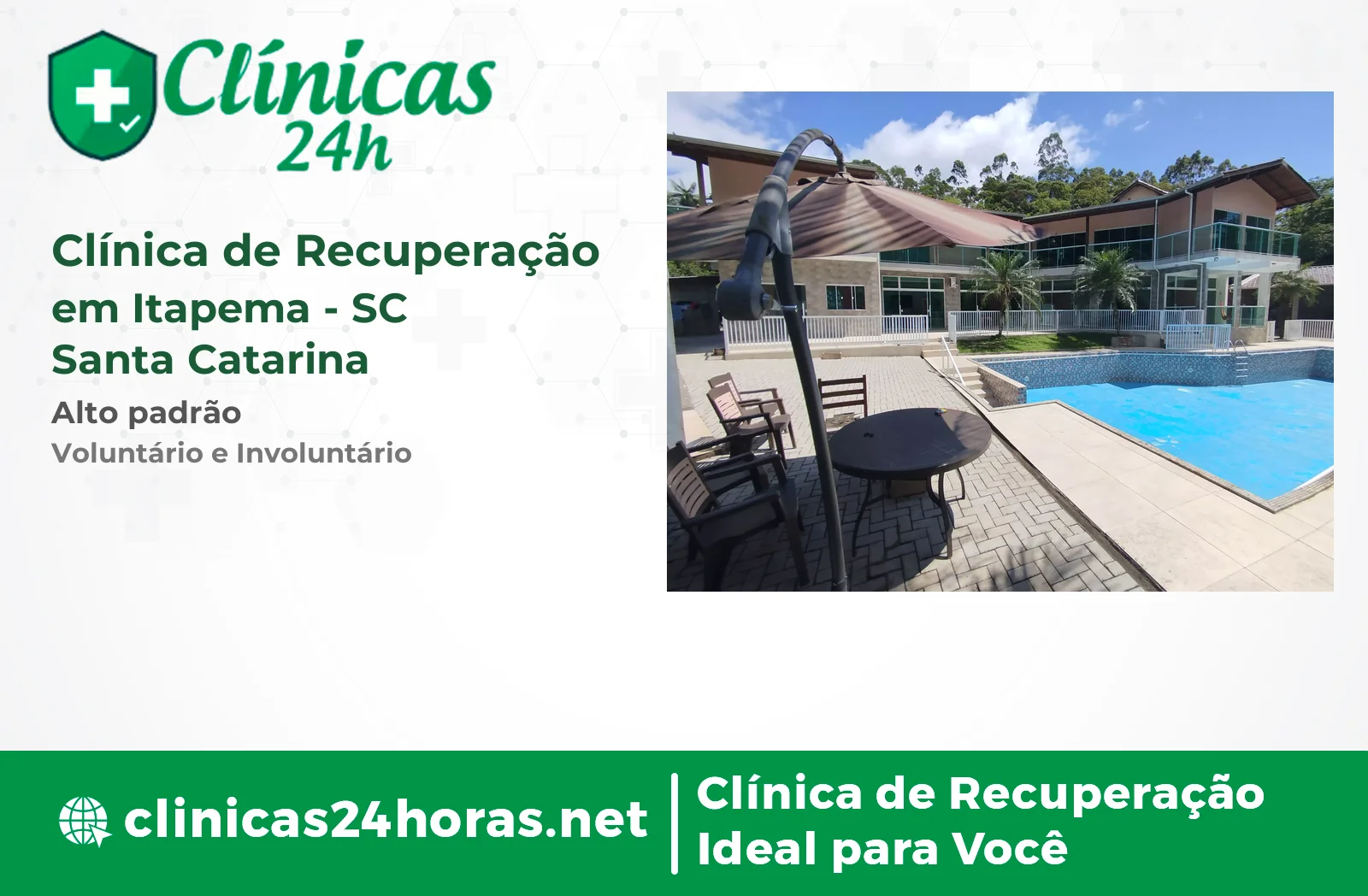 Clínica de Recuperação em Itapema Masculina