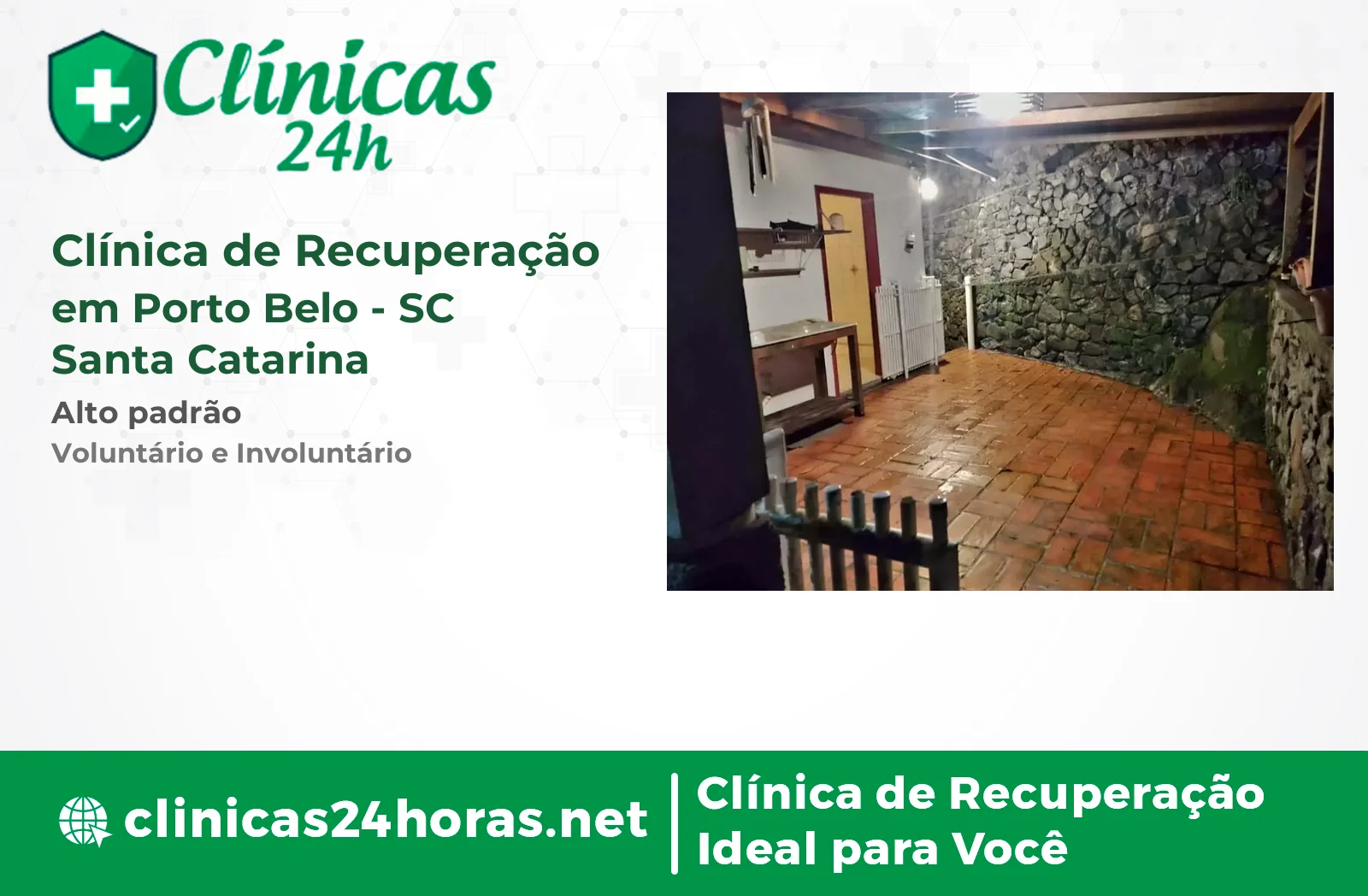 Clínica de Recuperação em Porto Belo Feminina