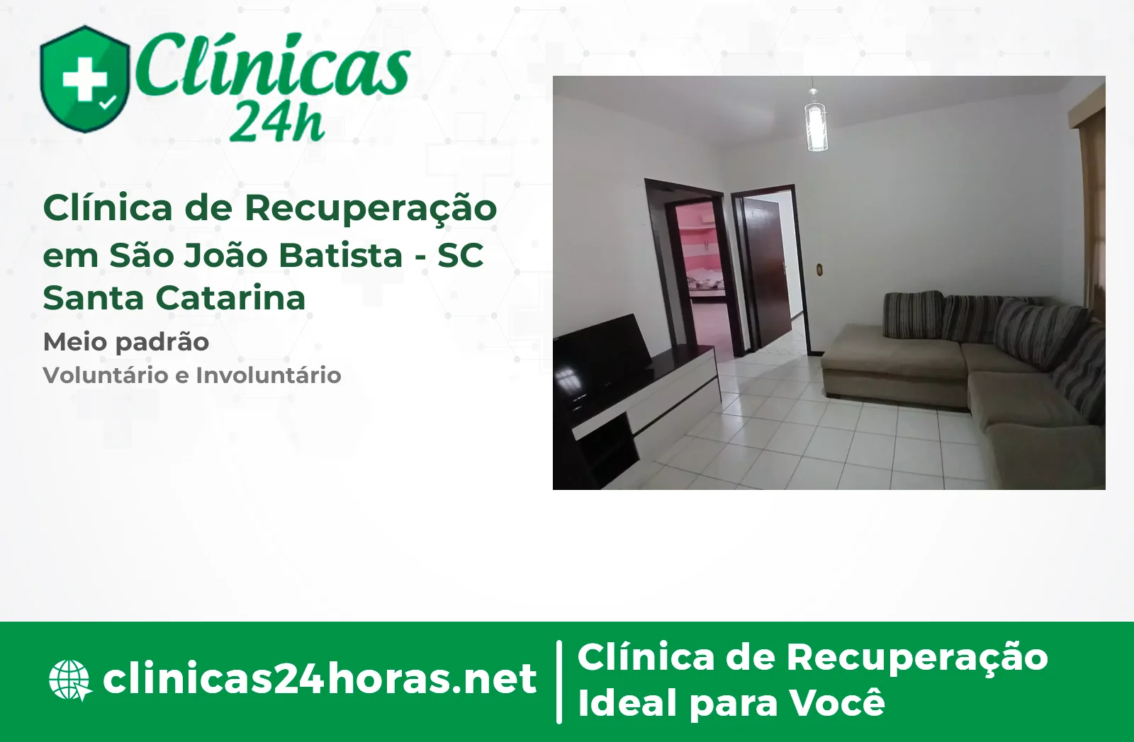 Clínica de Recuperação em São João Batista Feminina 5