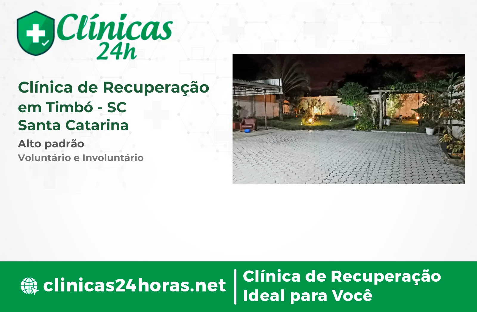 Clínica de Recuperação em Timbó Masculina