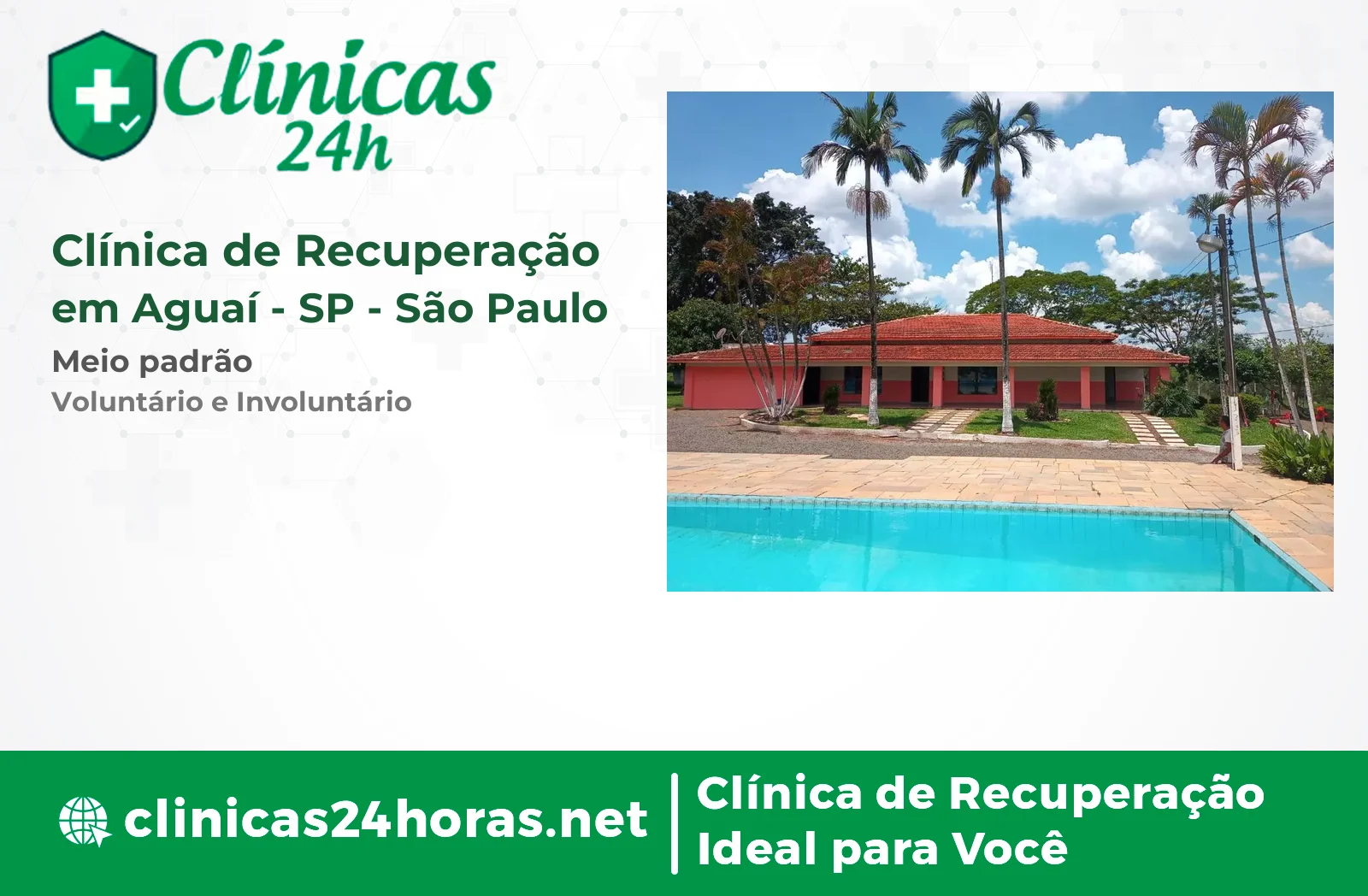 Clínica de Recuperação em Aguaí Masculina