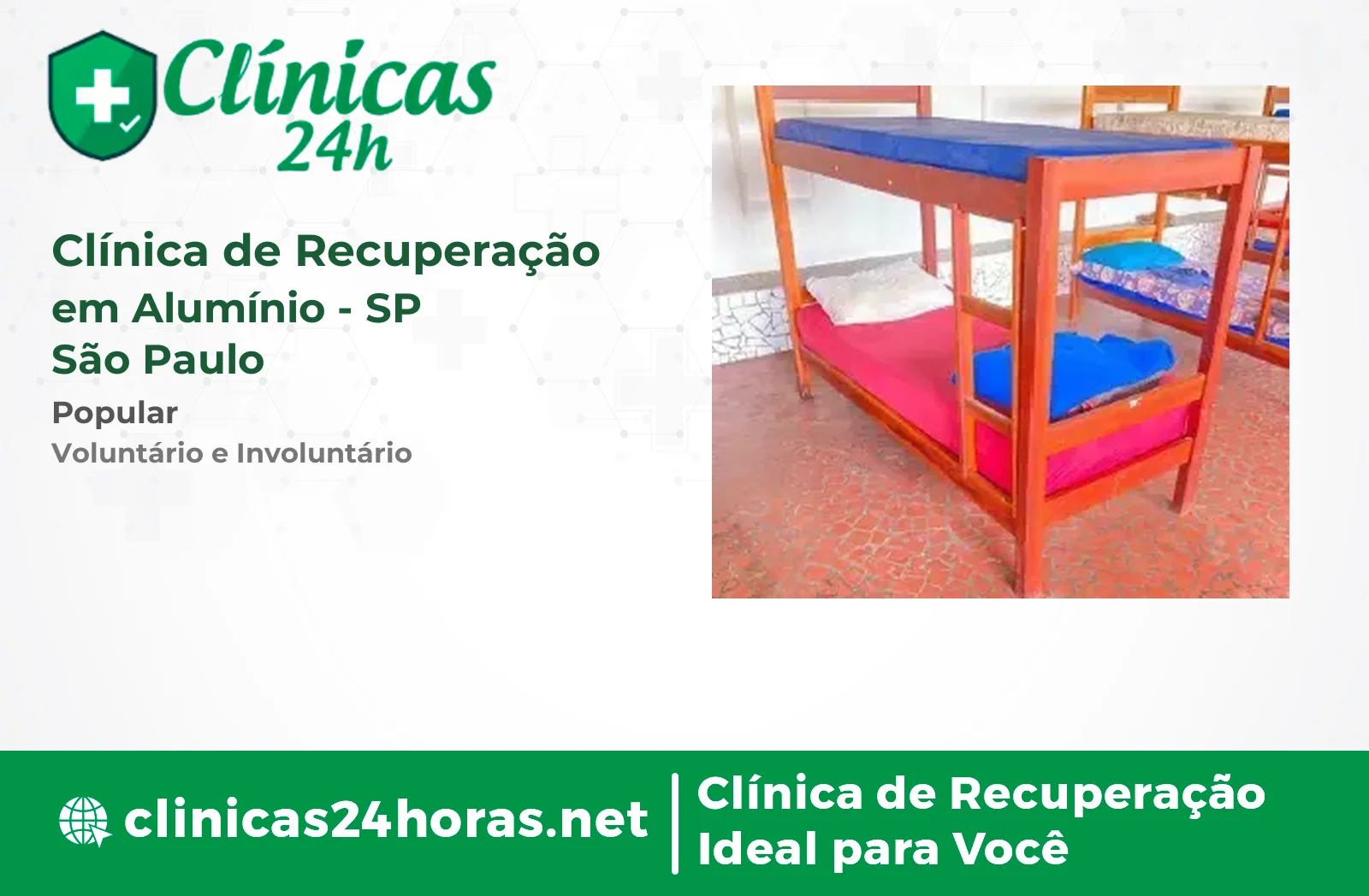 Clínica de Recuperação em Alumínio Masculina 4