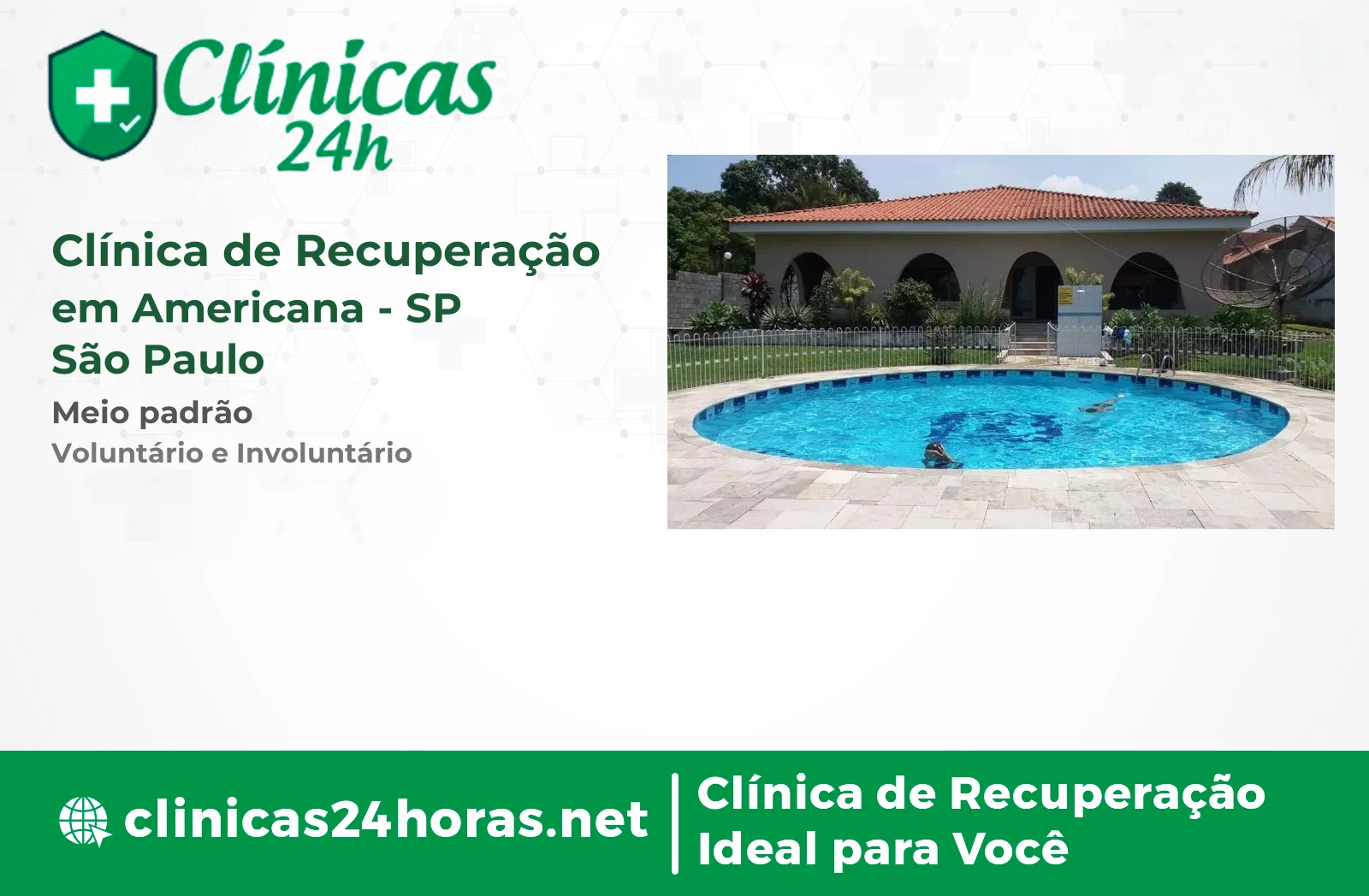 Clínica de Recuperação em Americana Masculina