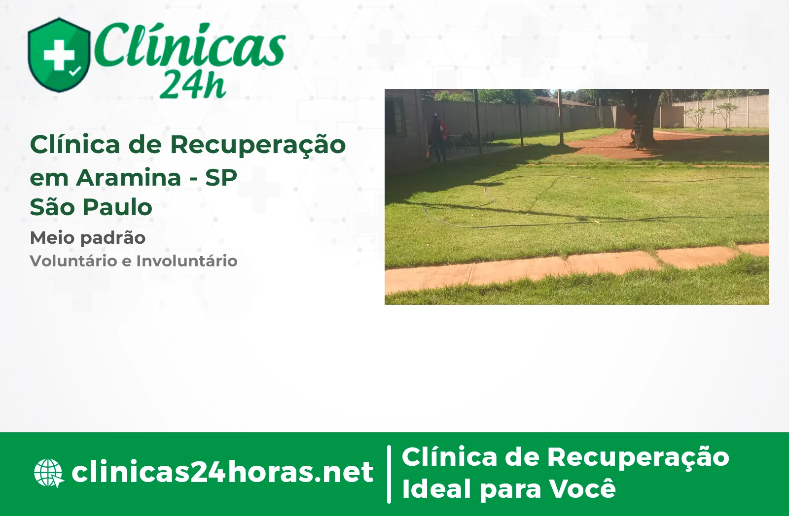 Clínica de Recuperação em Aramina Masculina
