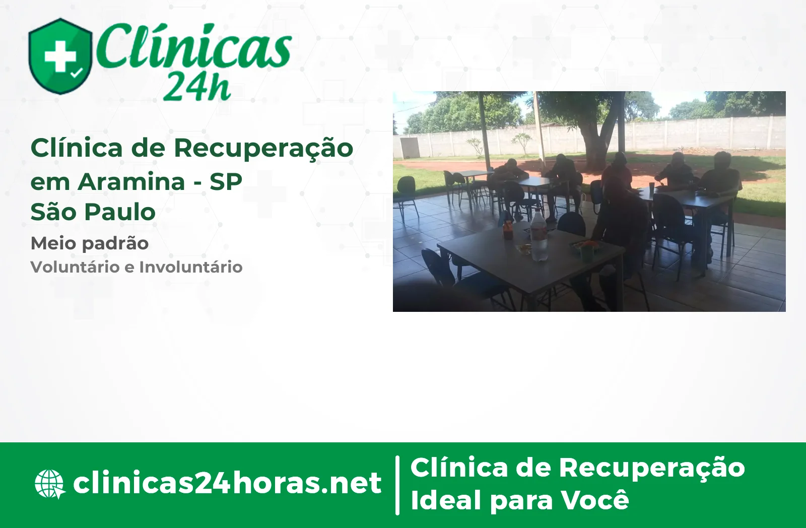 Clínica de Recuperação em Aramina Masculina 5