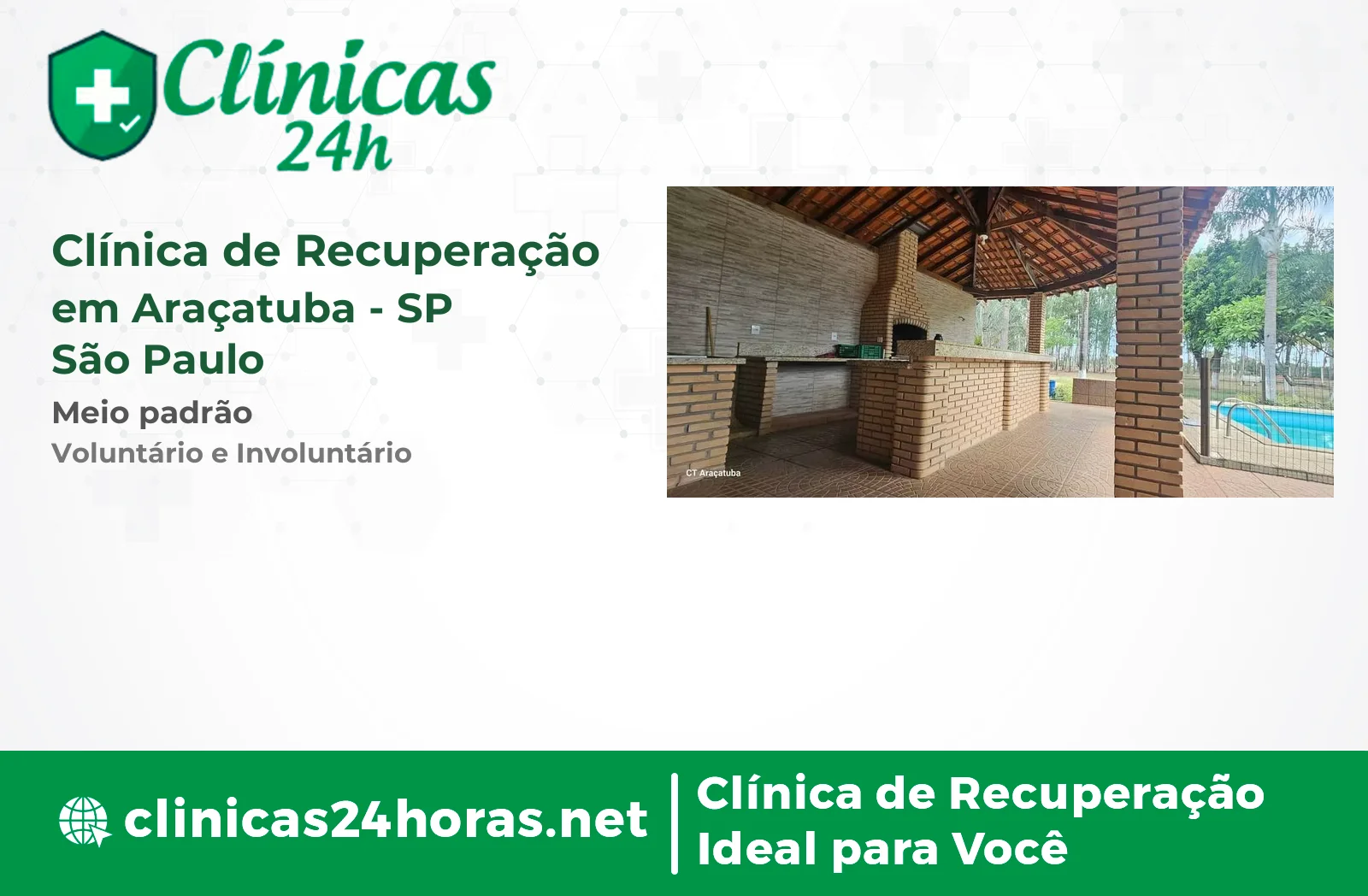 Clínica de Recuperação em Araçatuba Feminina
