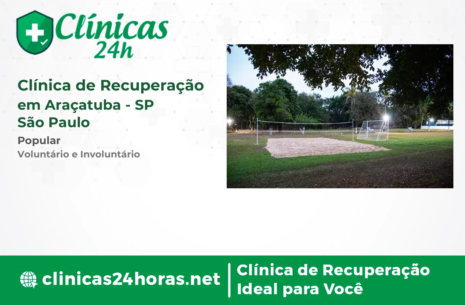 Clínica de Recuperação em Araçatuba Masculina