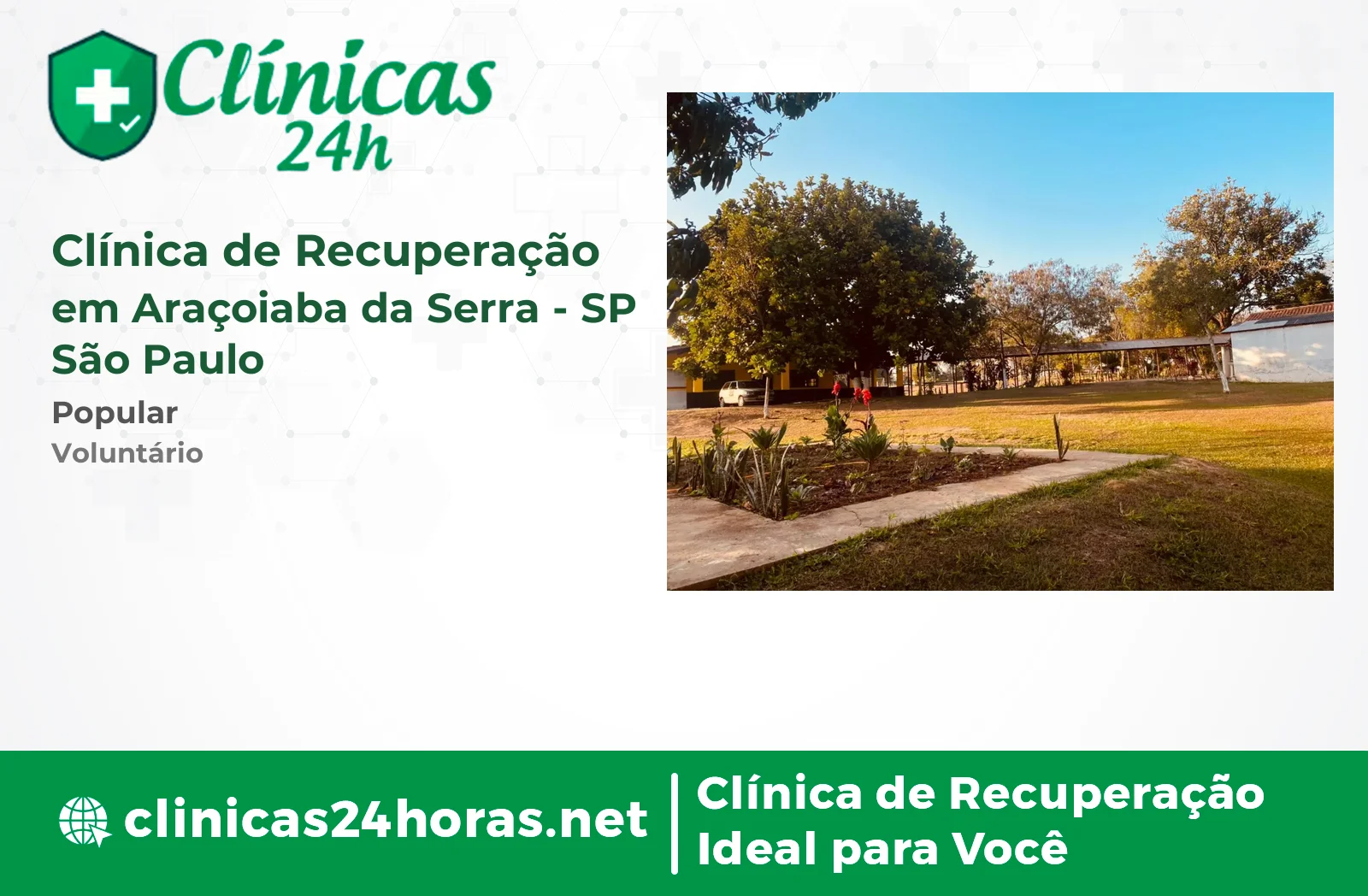Clínica de Recuperação em Araçoiaba da Serra Masculina-2