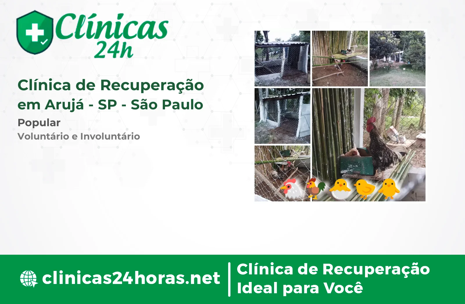 Clínica de Recuperação em Arujá Masculina