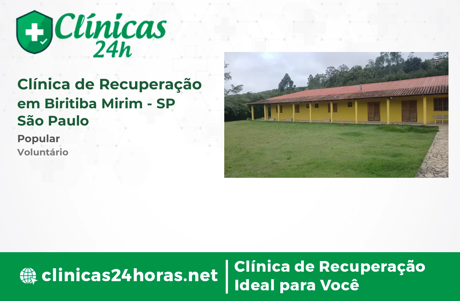 Clínica de Recuperação em Biritiba Mirim Masculina-2