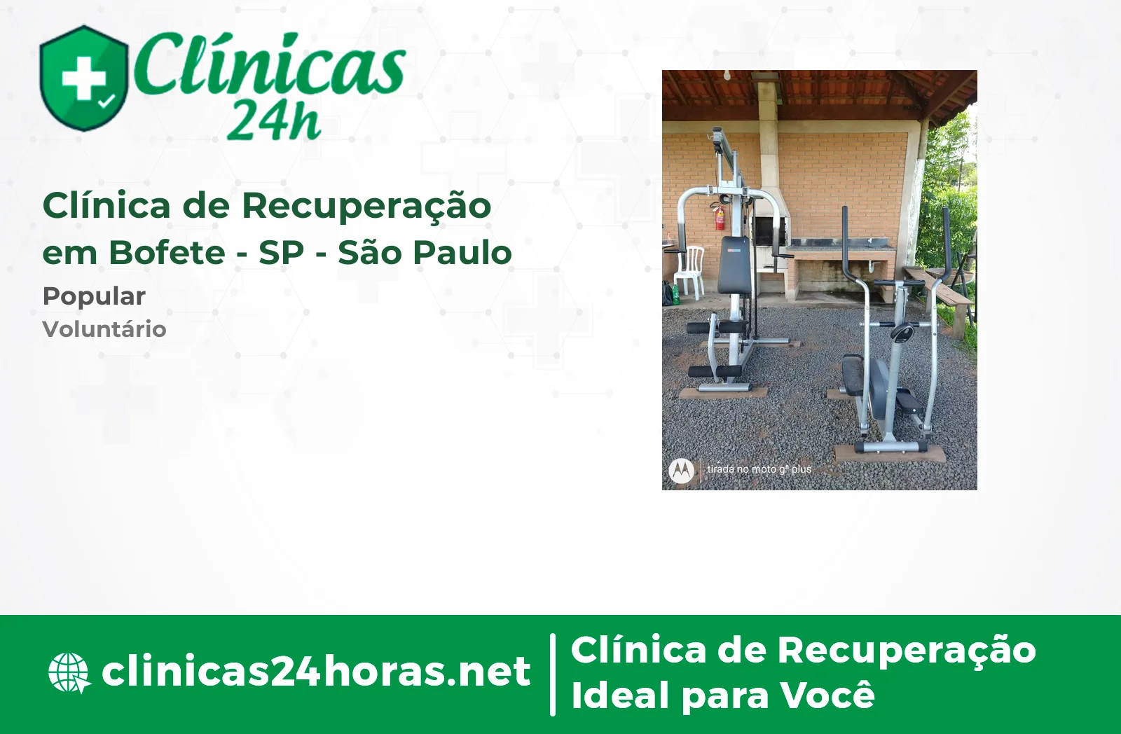 Clínica de Recuperação em Bofete Masculina 5
