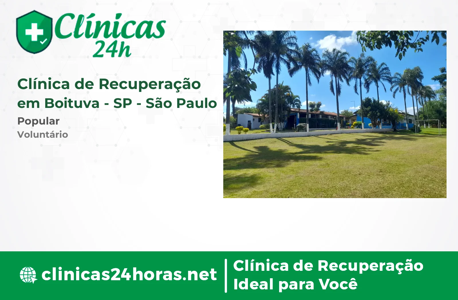 Clínica de Recuperação em Boituva Masculina 2
